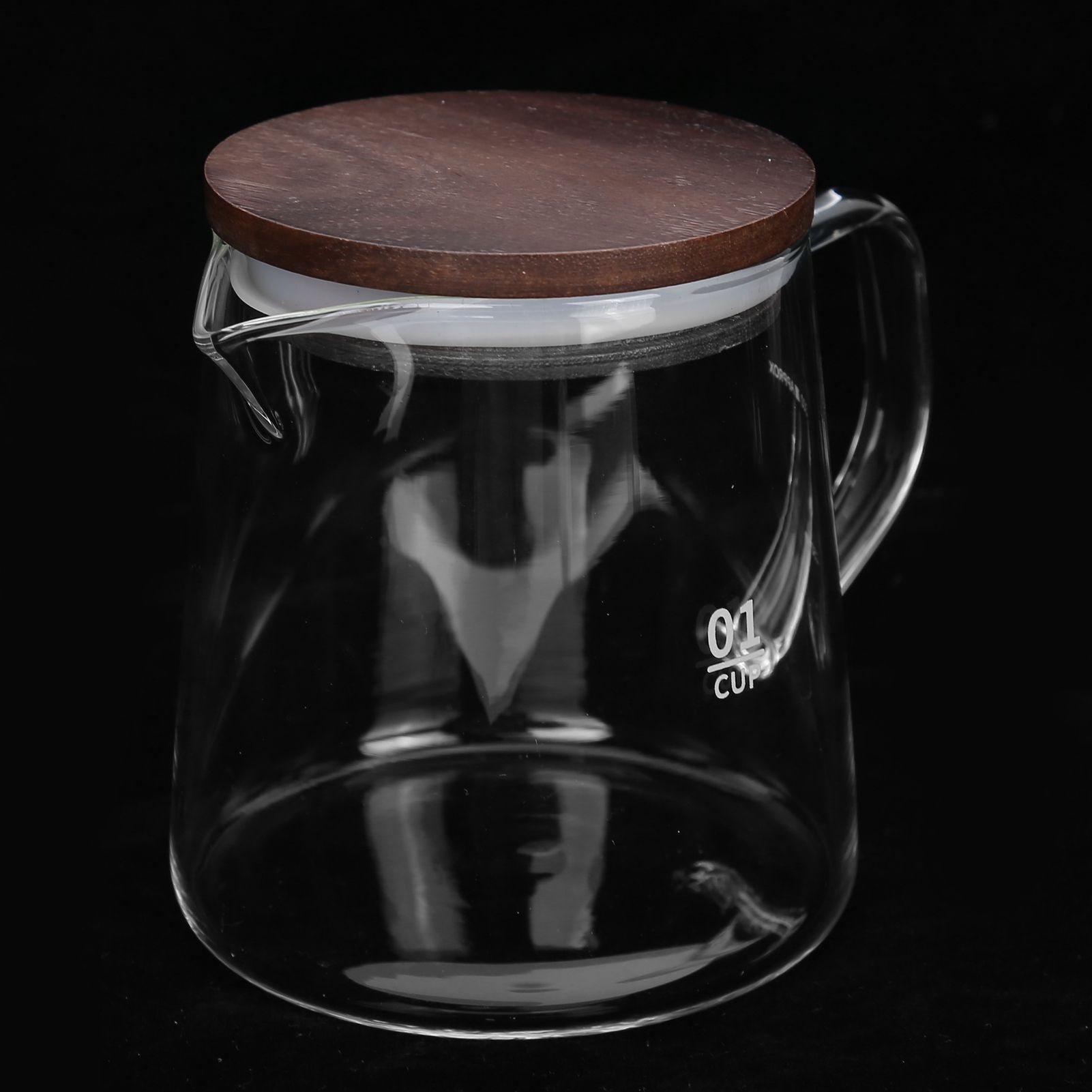 Coffee Pot with Lid HeatResistant Glass Heat Insulation Handle Kettle for Tea view 15