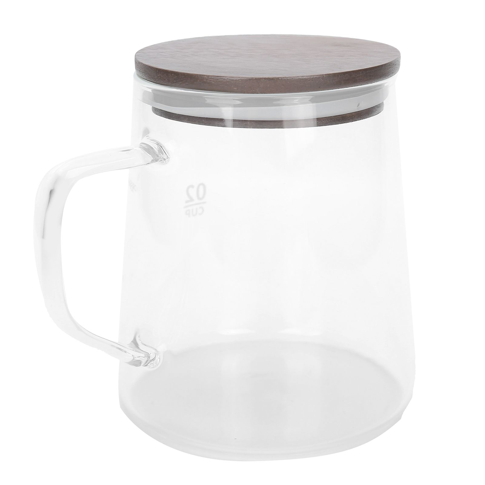 Coffee Pot with Lid HeatResistant Glass Heat Insulation Handle Kettle for Tea view 5