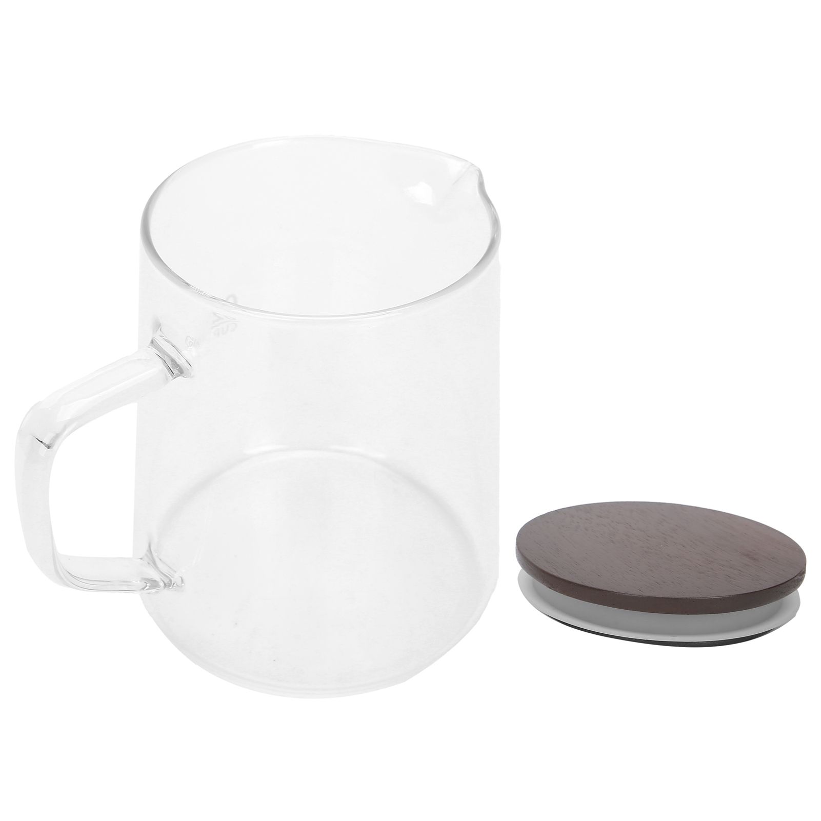 Coffee Pot with Lid HeatResistant Glass Heat Insulation Handle Kettle for Tea view 6