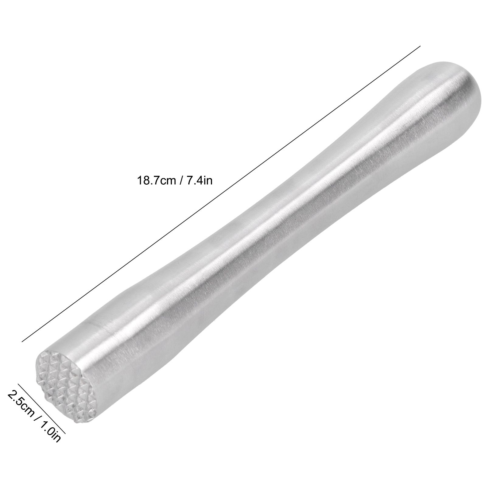 Stainless Steel Ice Crushing Rod Mixer Cocktail Muddler Barware Kitchen Tools view 12