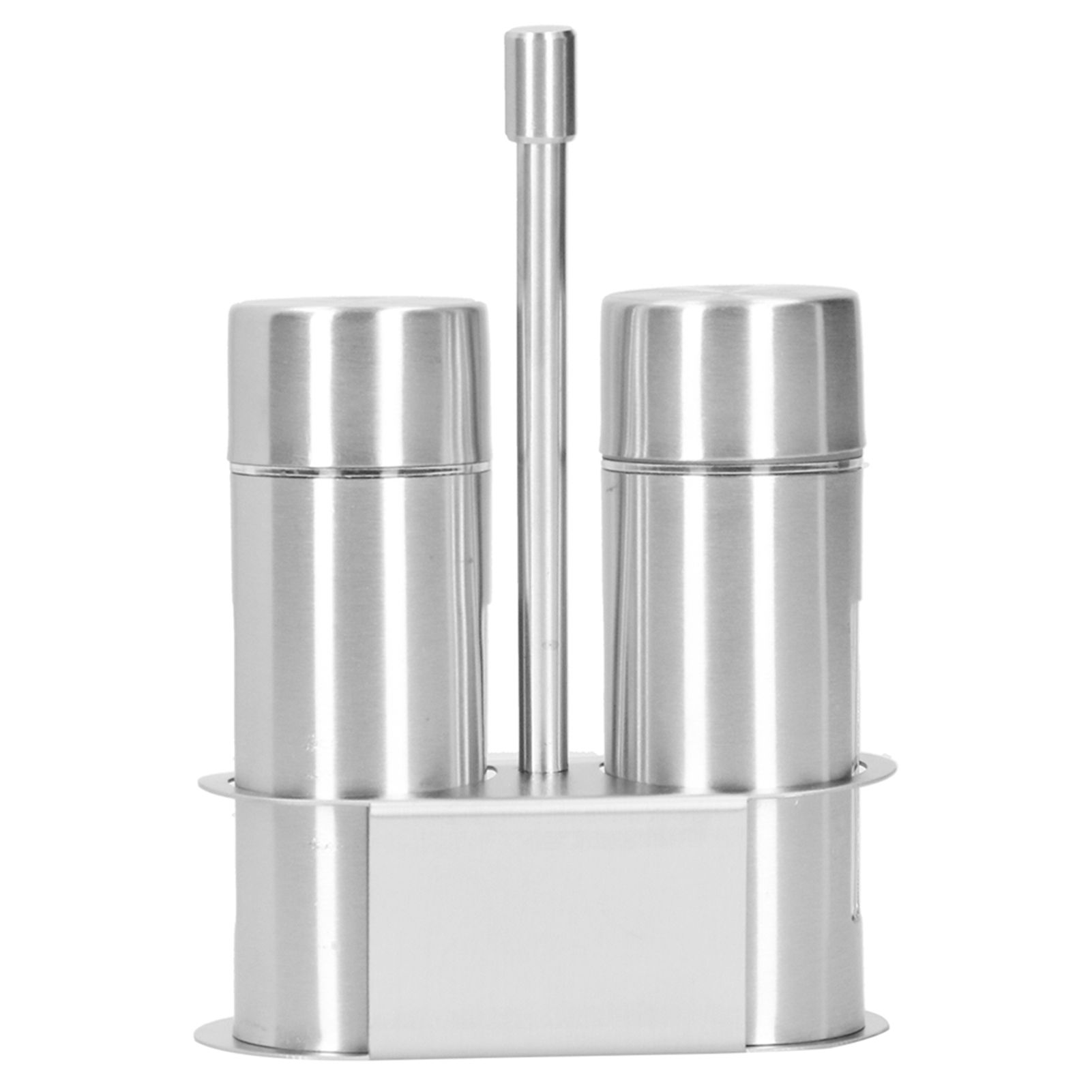 Condiment Container 304 Stainless Steel Seasoning Pots Set with Storage Rack view 5