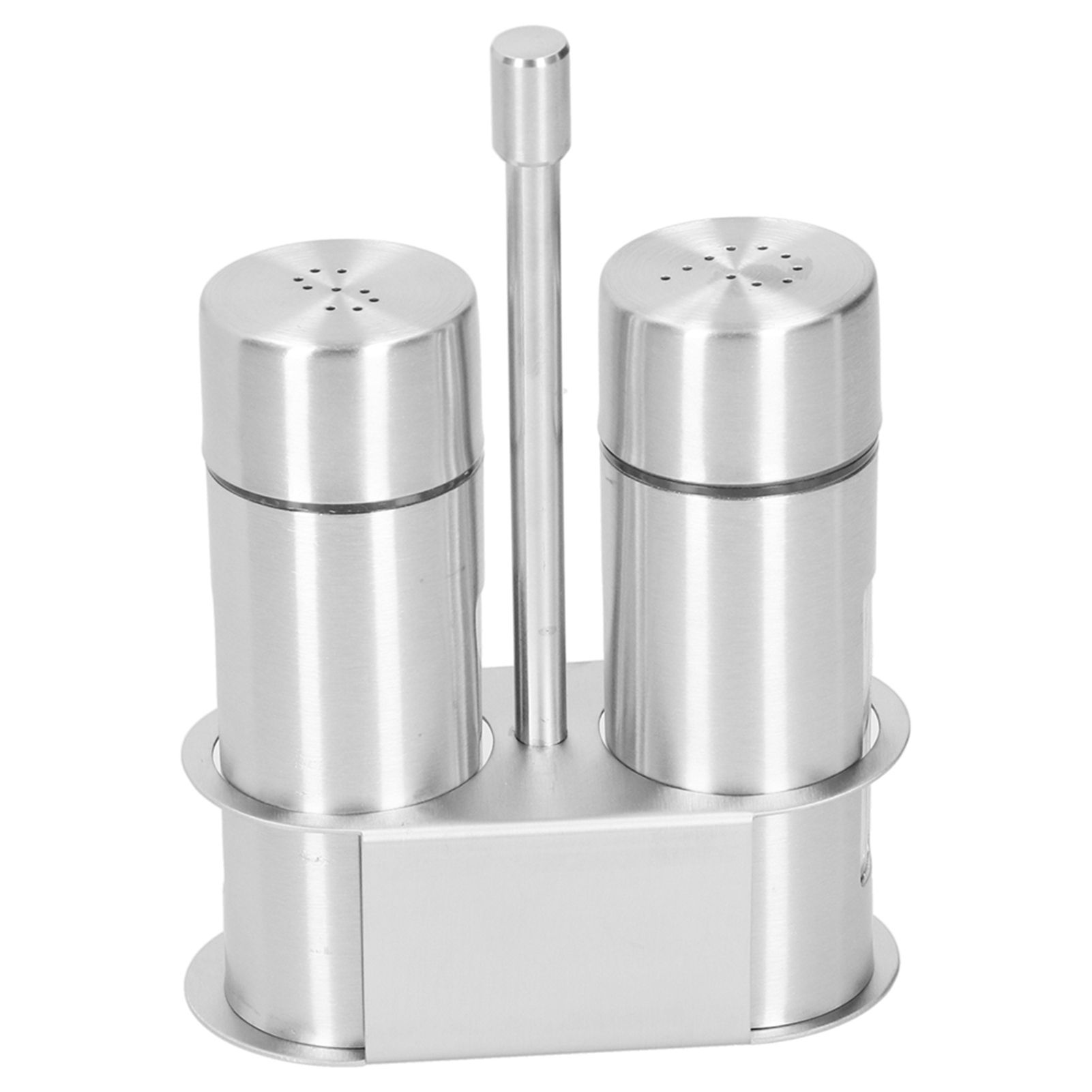 Condiment Container 304 Stainless Steel Seasoning Pots Set with Storage Rack view 6