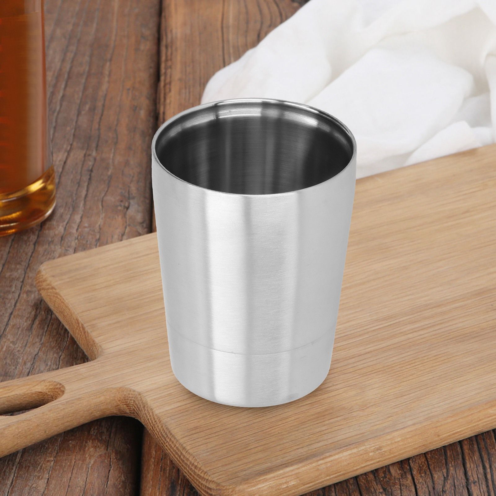 260ml Beer Cup Stainless Steel Water Tea Milk Coffee Cups Mugs for Camping view 14