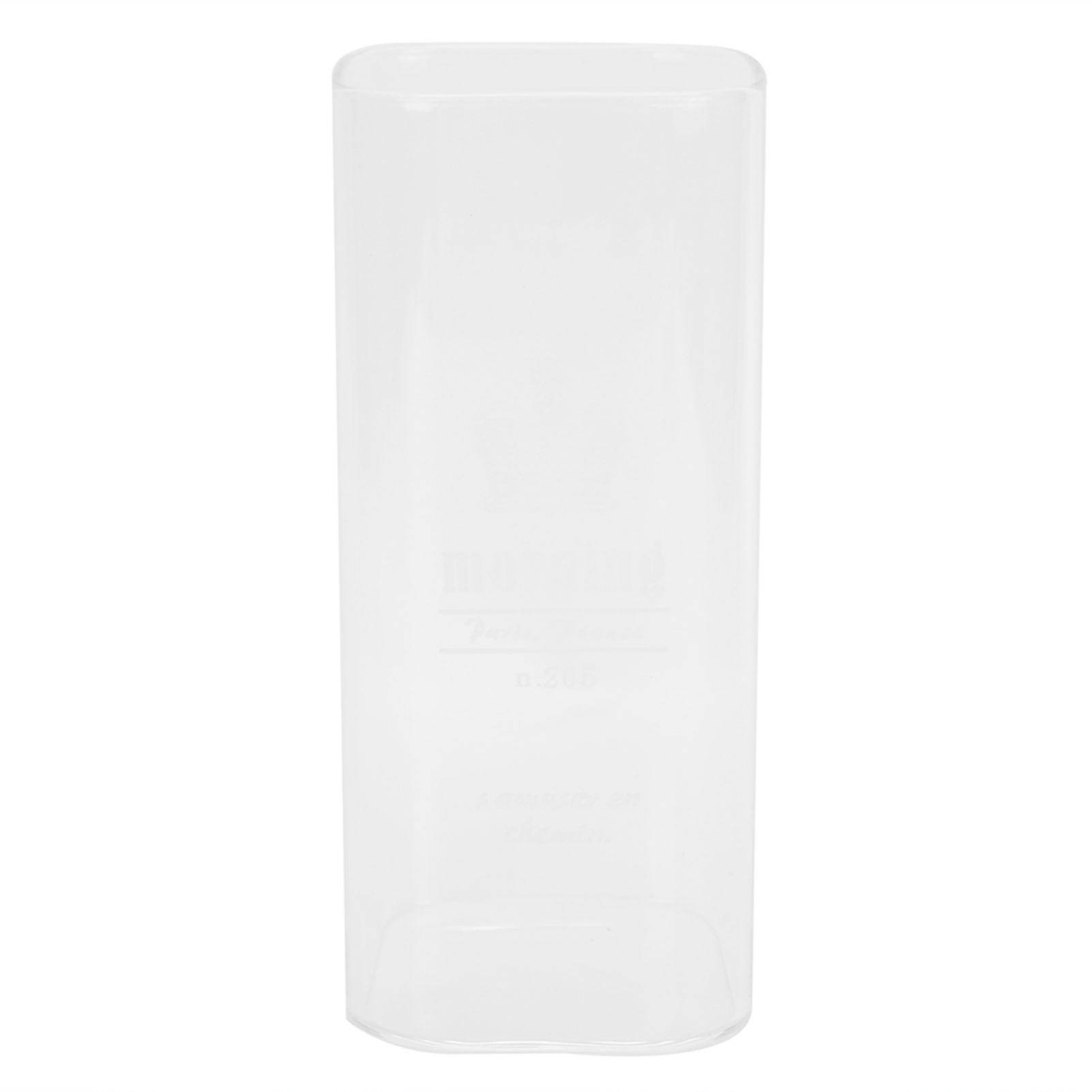 400ml Water Cup Square Heat-Resistant Glass Mug Beverage Milk Breakfast Cup