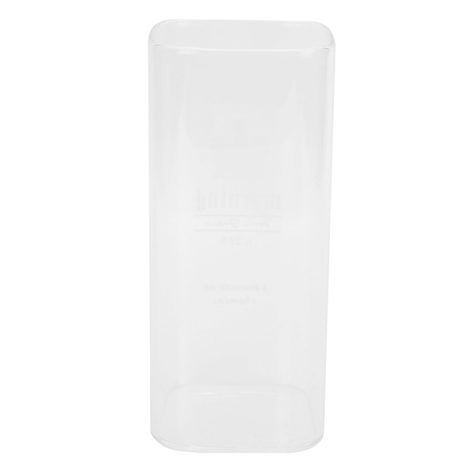 400ml Water Cup Square Heat-Resistant Glass Mug Beverage Milk Breakfast Cup view 4