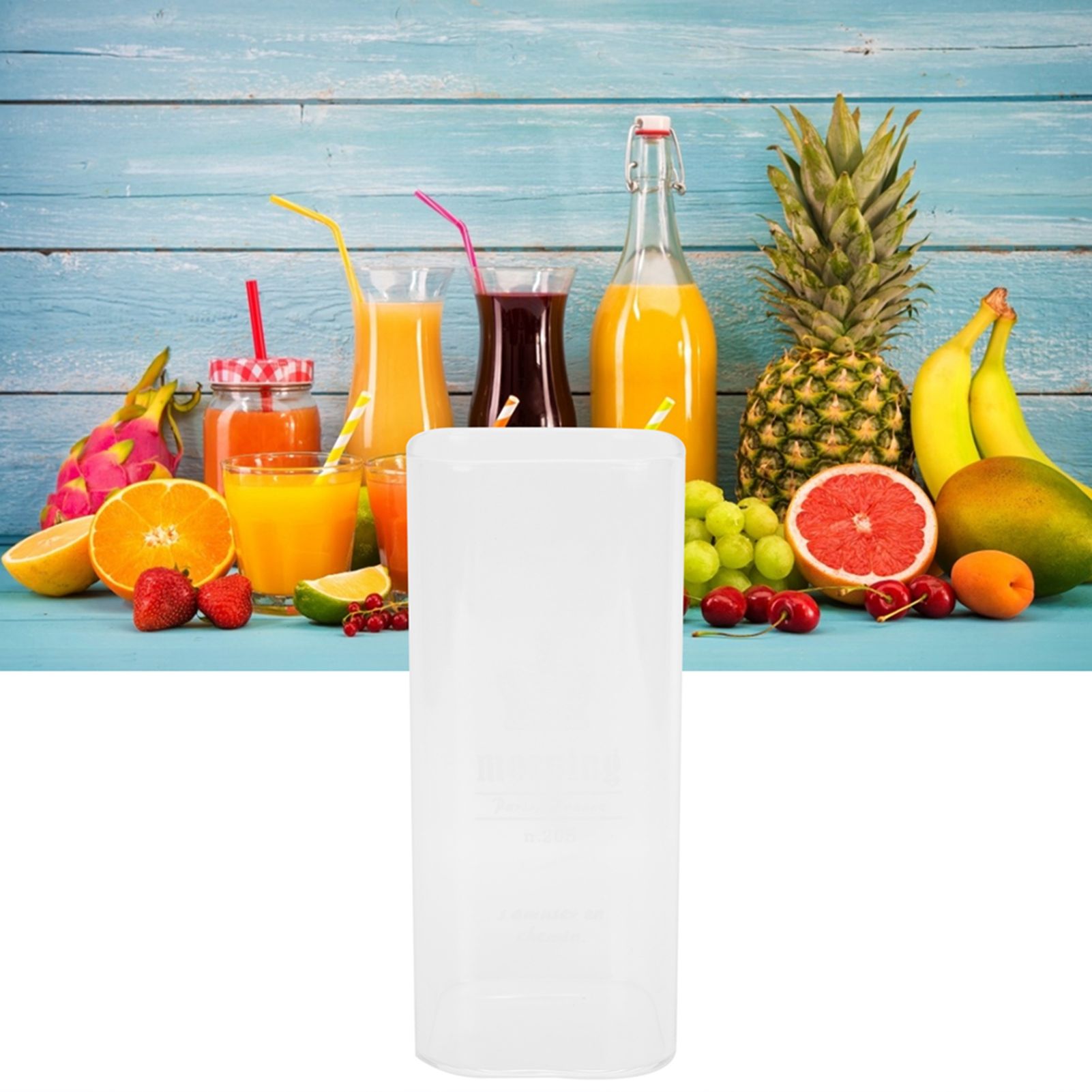 400ml Water Cup Square Heat-Resistant Glass Mug Beverage Milk Breakfast Cup view 10