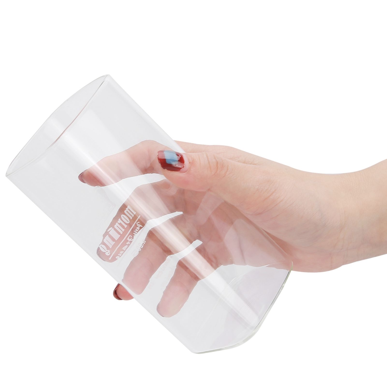 400ml Water Cup Square Heat-Resistant Glass Mug Beverage Milk Breakfast Cup view 13