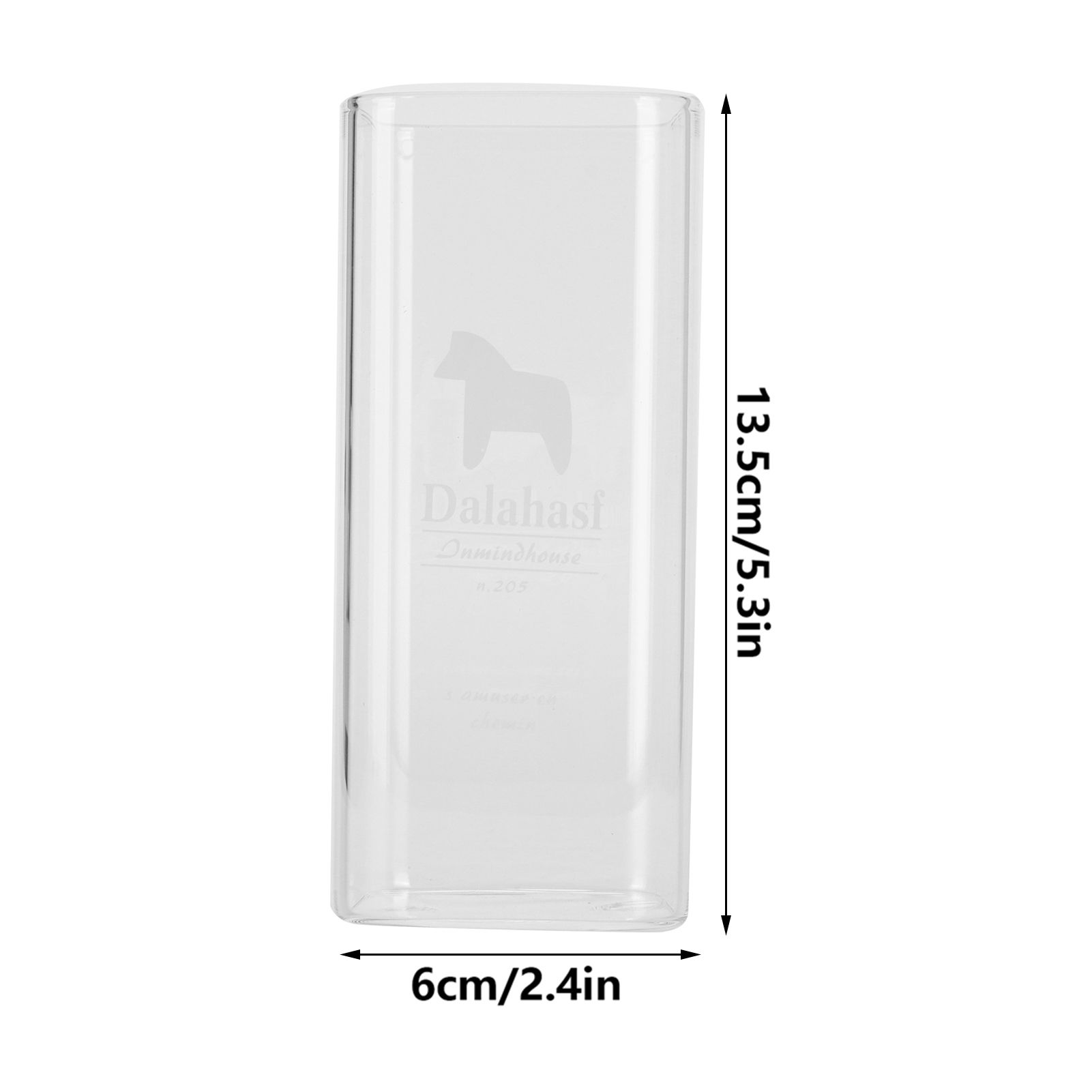400ml Water Cup Square Heat-Resistant Glass Mug Beverage Milk Breakfast Cup view 11