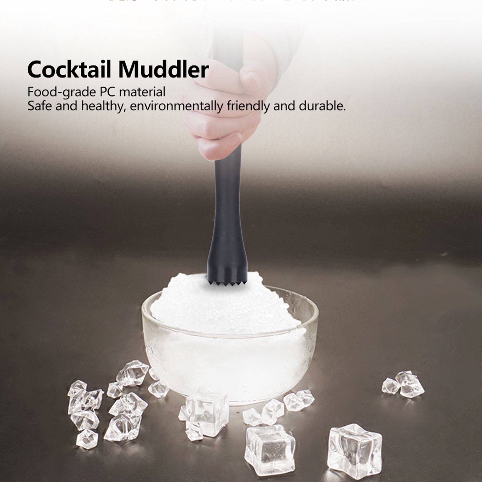 Ice Crushing Tool Cocktail Muddler Fruit Mixer DIY Mixing Drinks Tool for Bar view 15