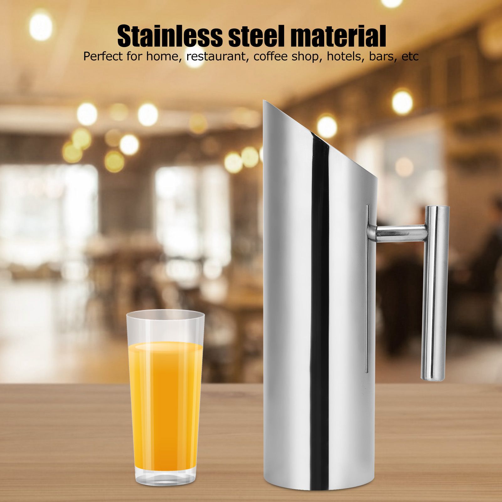 Water Kettle Stainless Steel Teapot Coffee Juice Pot Drinkware for Home Bar view 13
