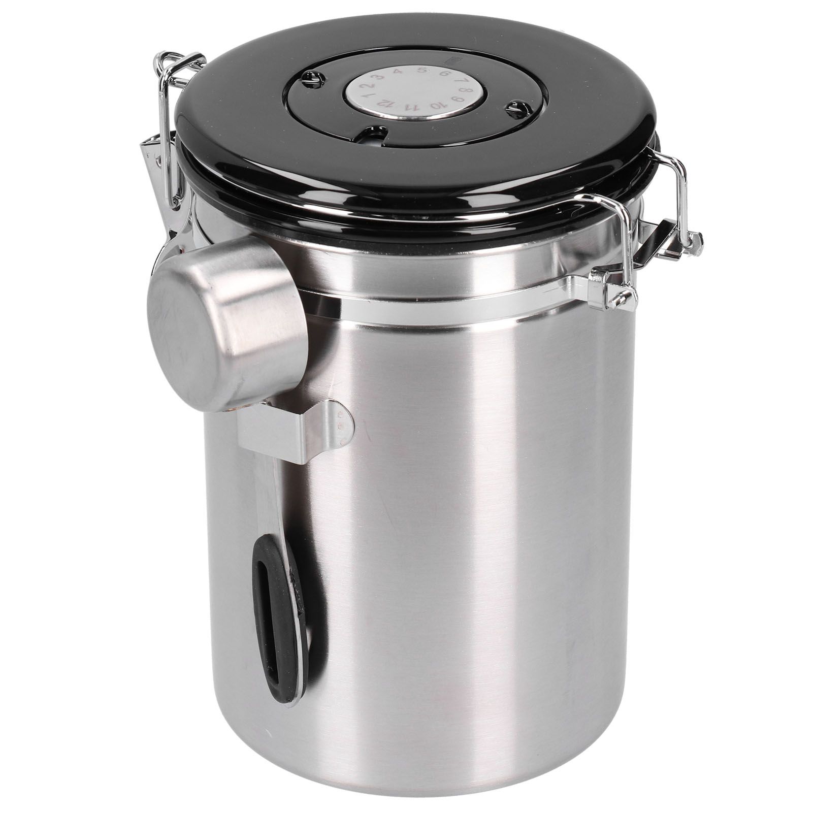 Coffee Bean Container with Exhaust Valve Tea Leaf Storage Canister for Kitchen view 3