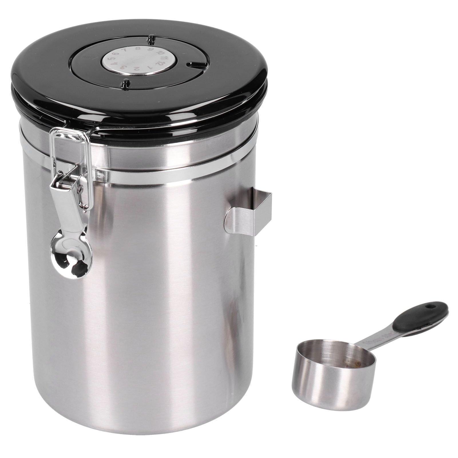 Coffee Bean Container with Exhaust Valve Tea Leaf Storage Canister for Kitchen view 5