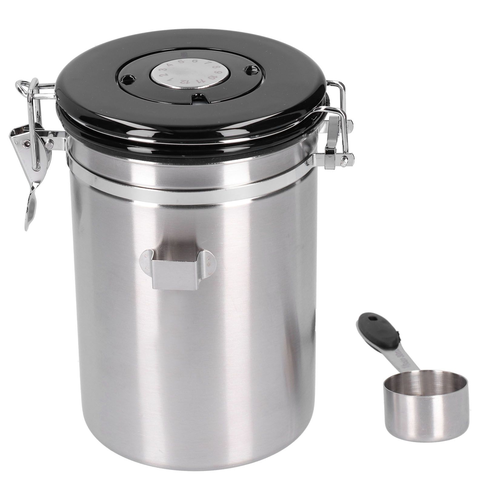 Coffee Bean Container with Exhaust Valve Tea Leaf Storage Canister for Kitchen view 6