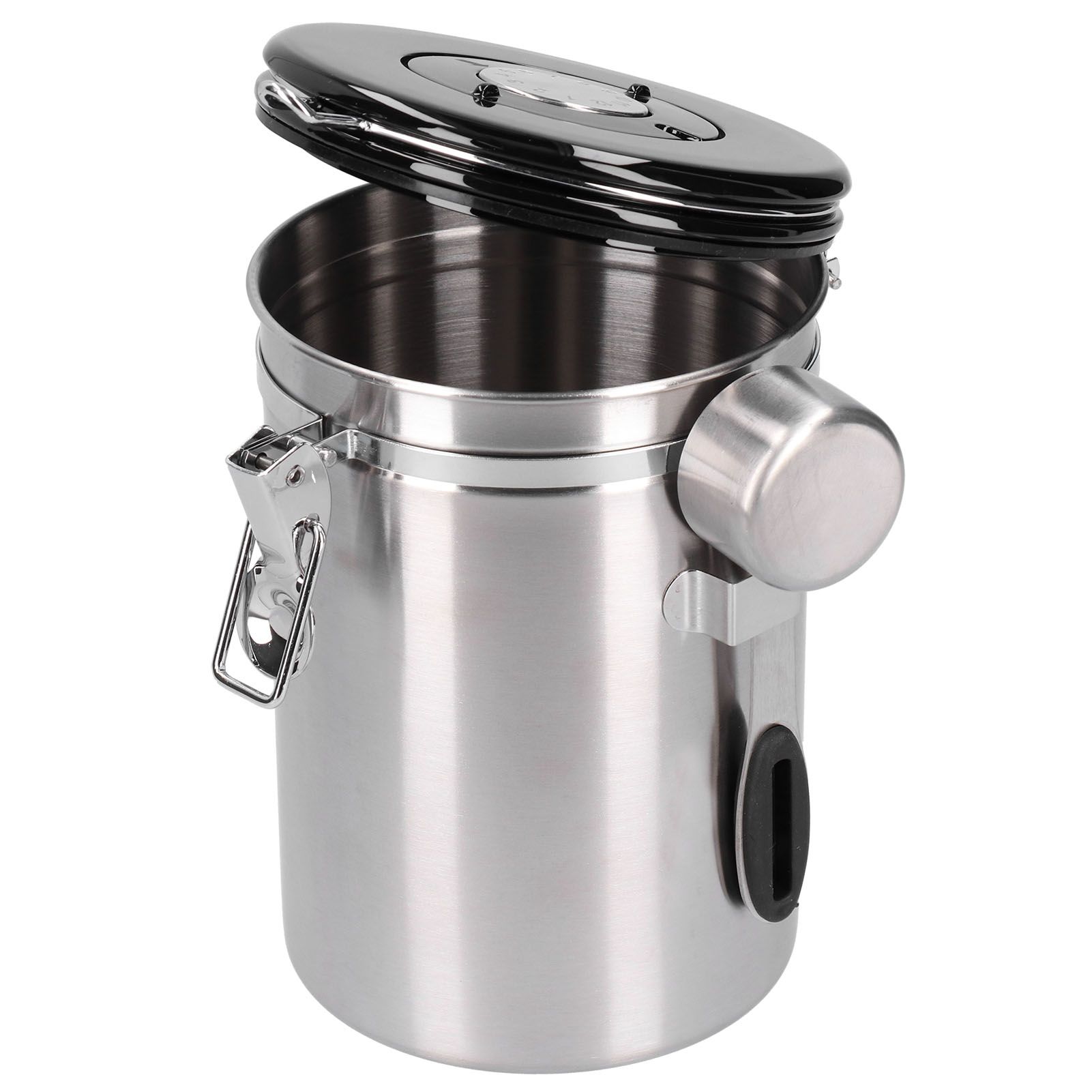 Coffee Bean Container with Exhaust Valve Tea Leaf Storage Canister for Kitchen view 8
