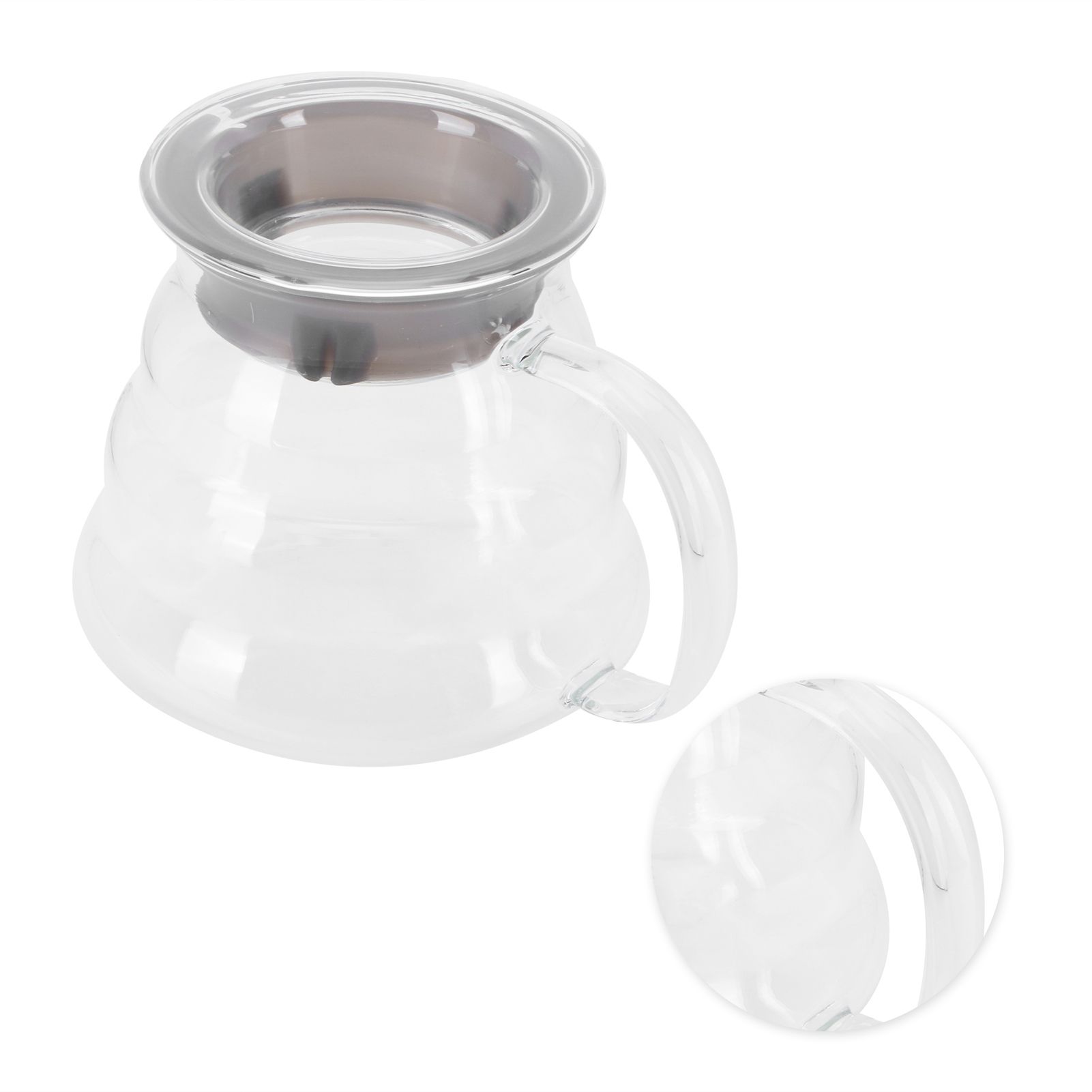 Glass Coffee Server Professional Glass Coffee Carafe Coffee Pot for Bar view 6