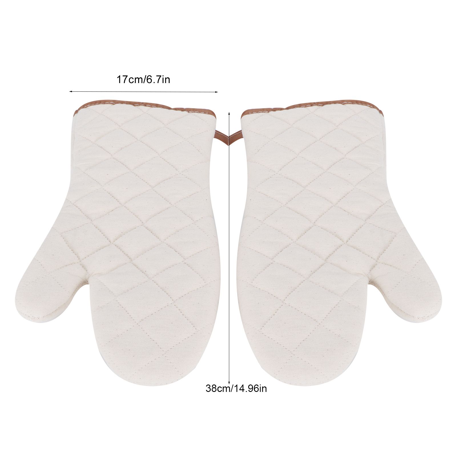 1Pair Heat Resistant Gloves Microwave Oven Mitts Cooking Tools for Home Restaurant view 13