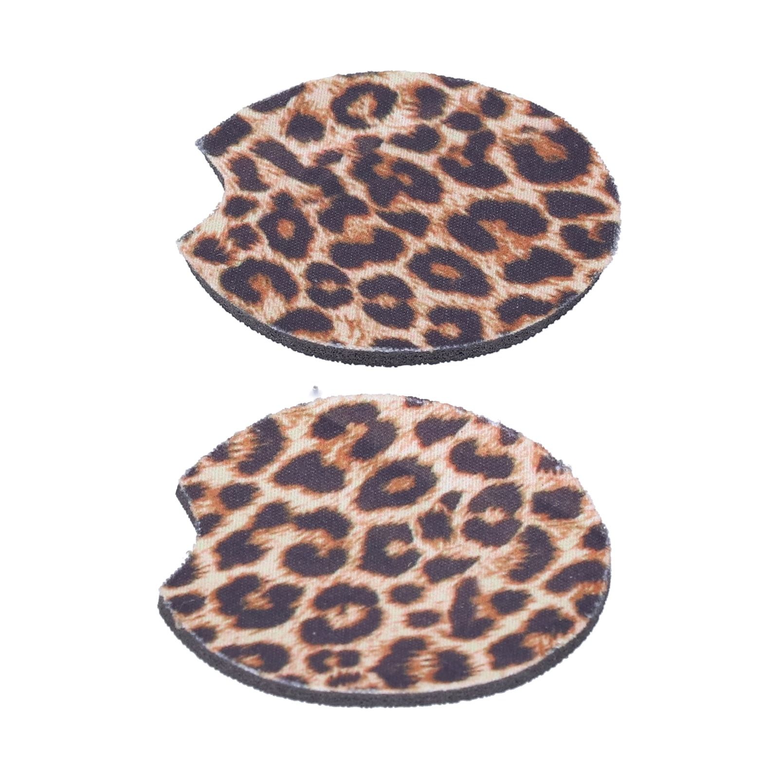 2Pcs Teacup Mat Waterproof Non Slip Car Coaster Neoprene Printed Cup Pad Protector view 4
