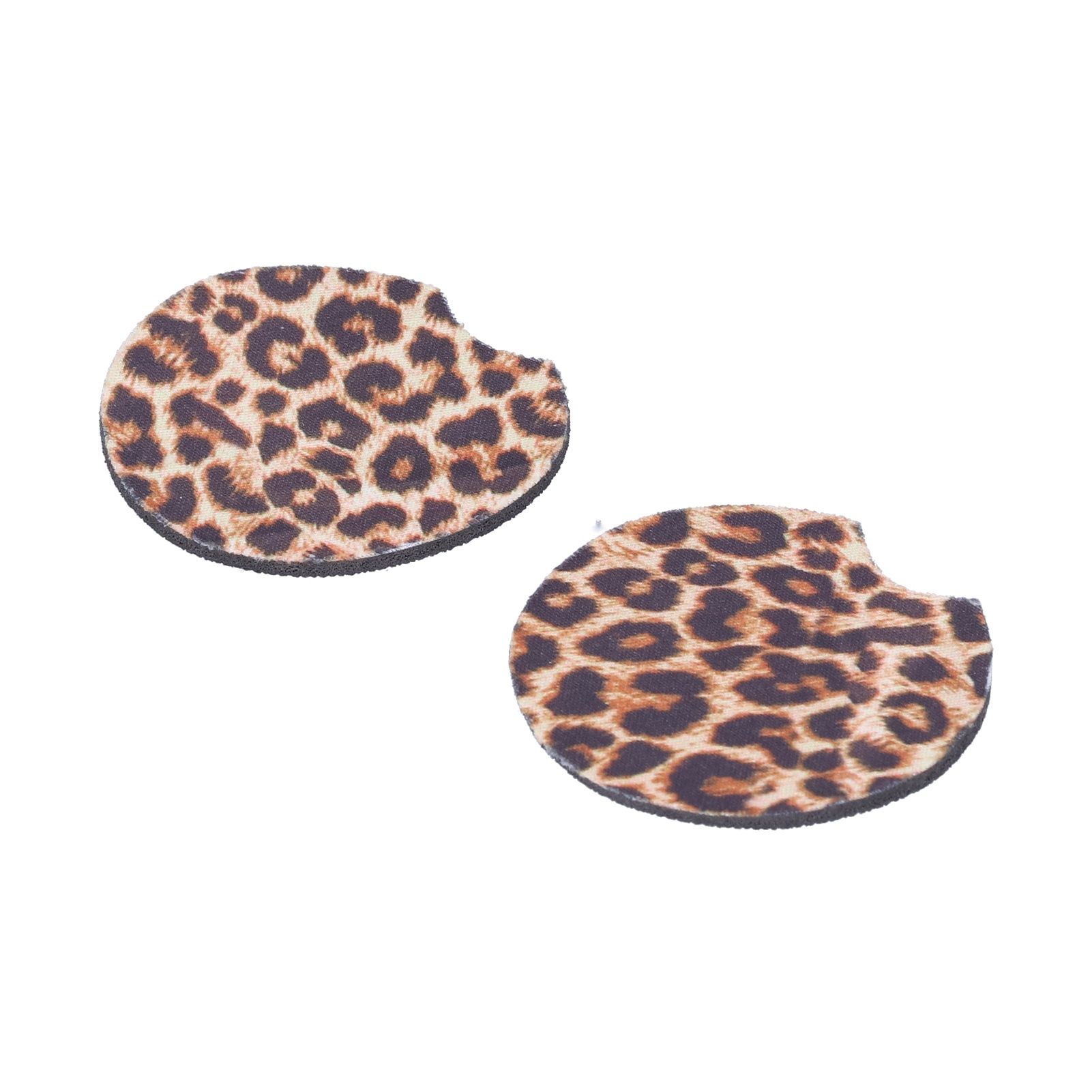 2Pcs Teacup Mat Waterproof Non Slip Car Coaster Neoprene Printed Cup Pad Protector view 7