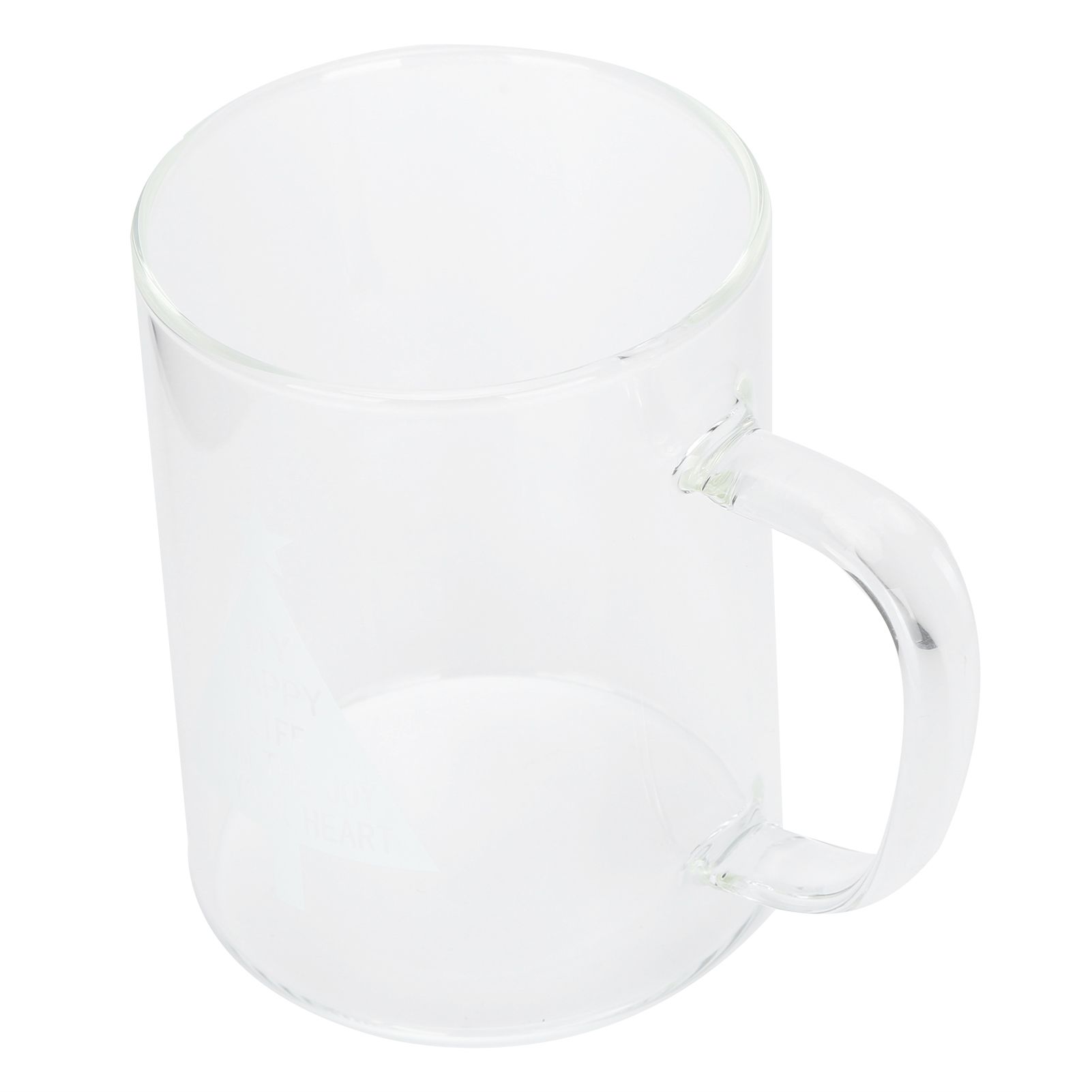 350ml Transparent Milk Cup Coffee Mug Tea Glass Drinkware with Handle for view 3