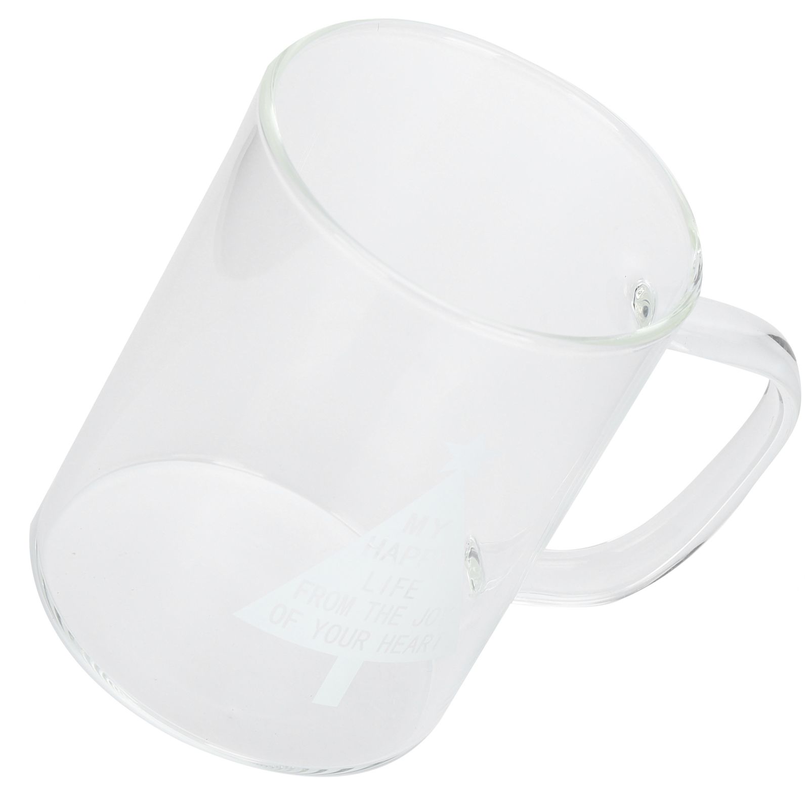 350ml Transparent Milk Cup Coffee Mug Tea Glass Drinkware with Handle for view 7
