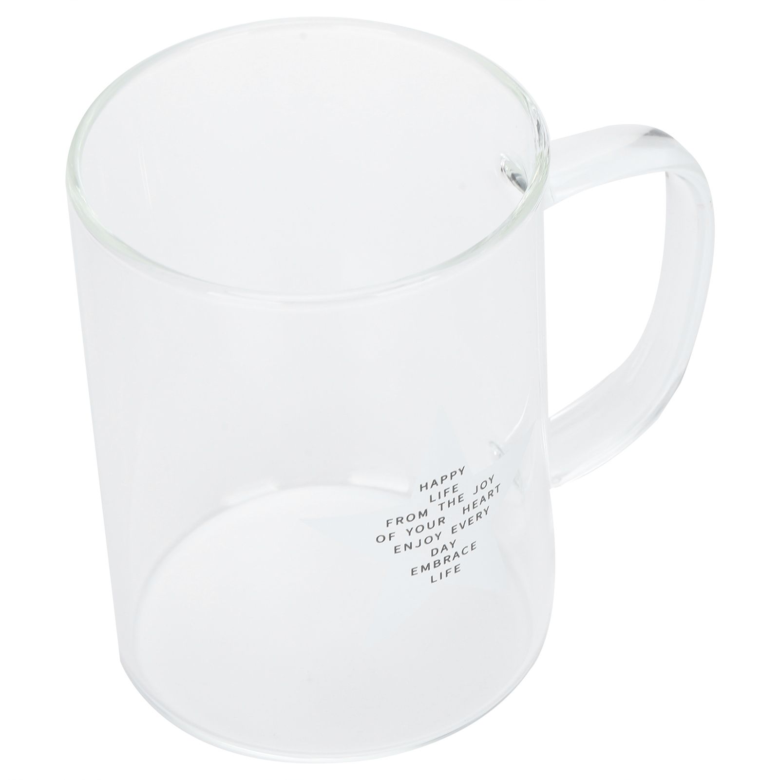 350ml Transparent Milk Cup Coffee Mug Tea Glass Drinkware with Handle for view 5
