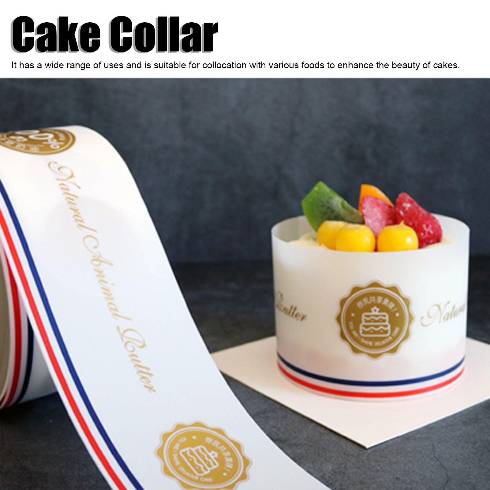 8cm 70M Cartoon Mousse Edge Wrapping Cake Collar Surrounding Wrap Baking view 12