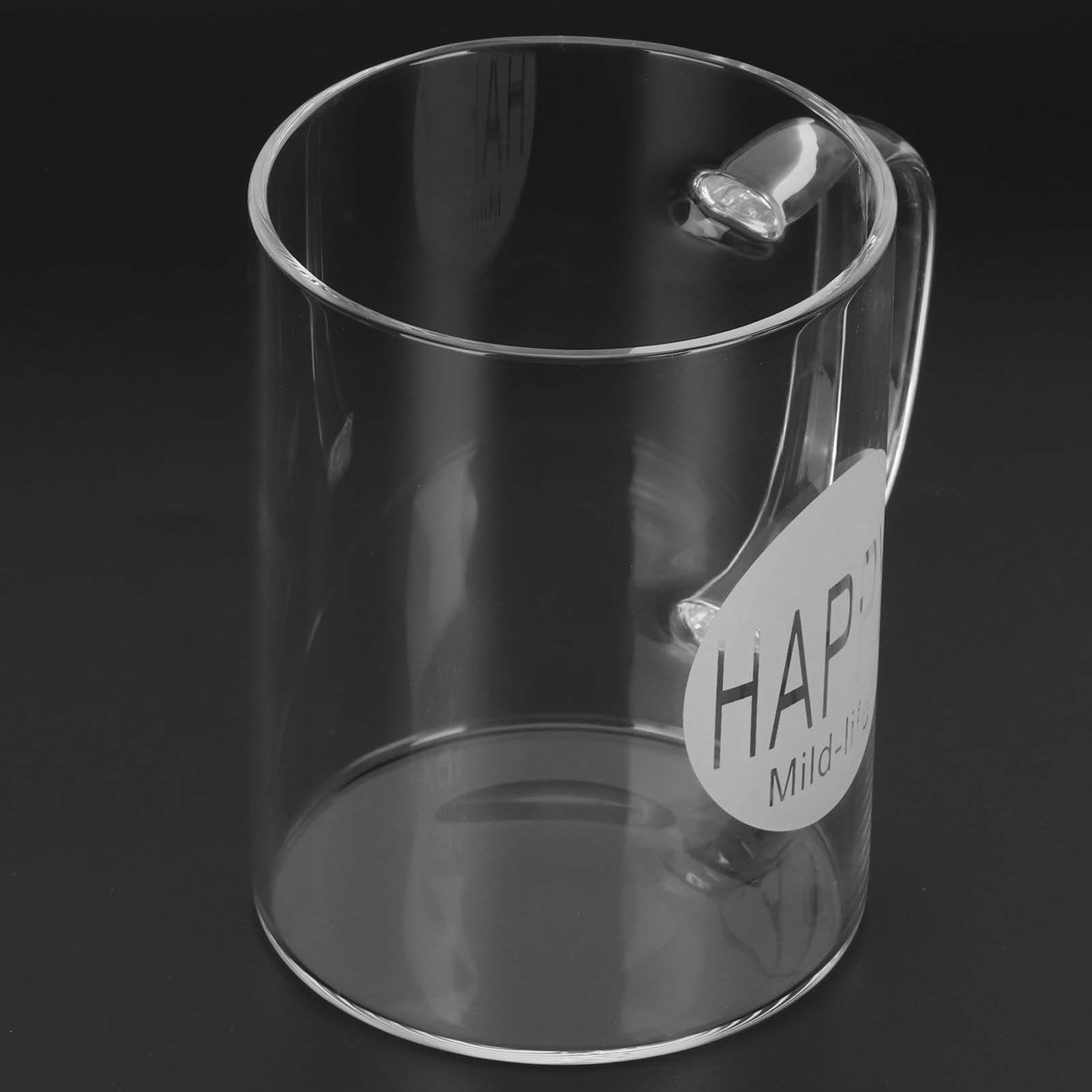 350ml Coffee Cup Transparent High Borosilicate Glass Mug with Handle for Milk view 12