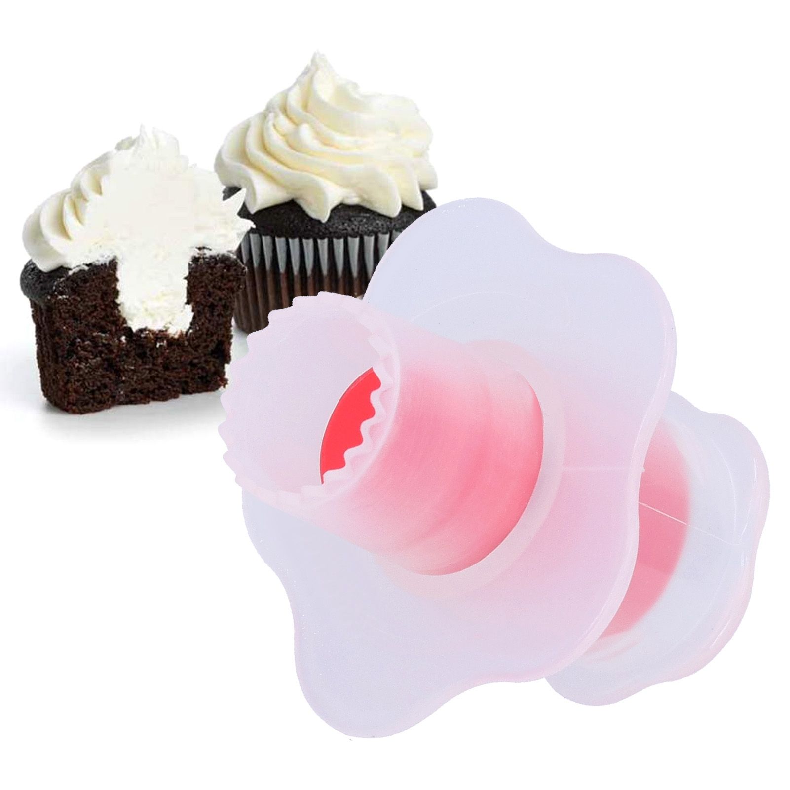 Cupcake Corer Plunger Cake Core Remover Cream Jam Filling Decorating for DIY view 9