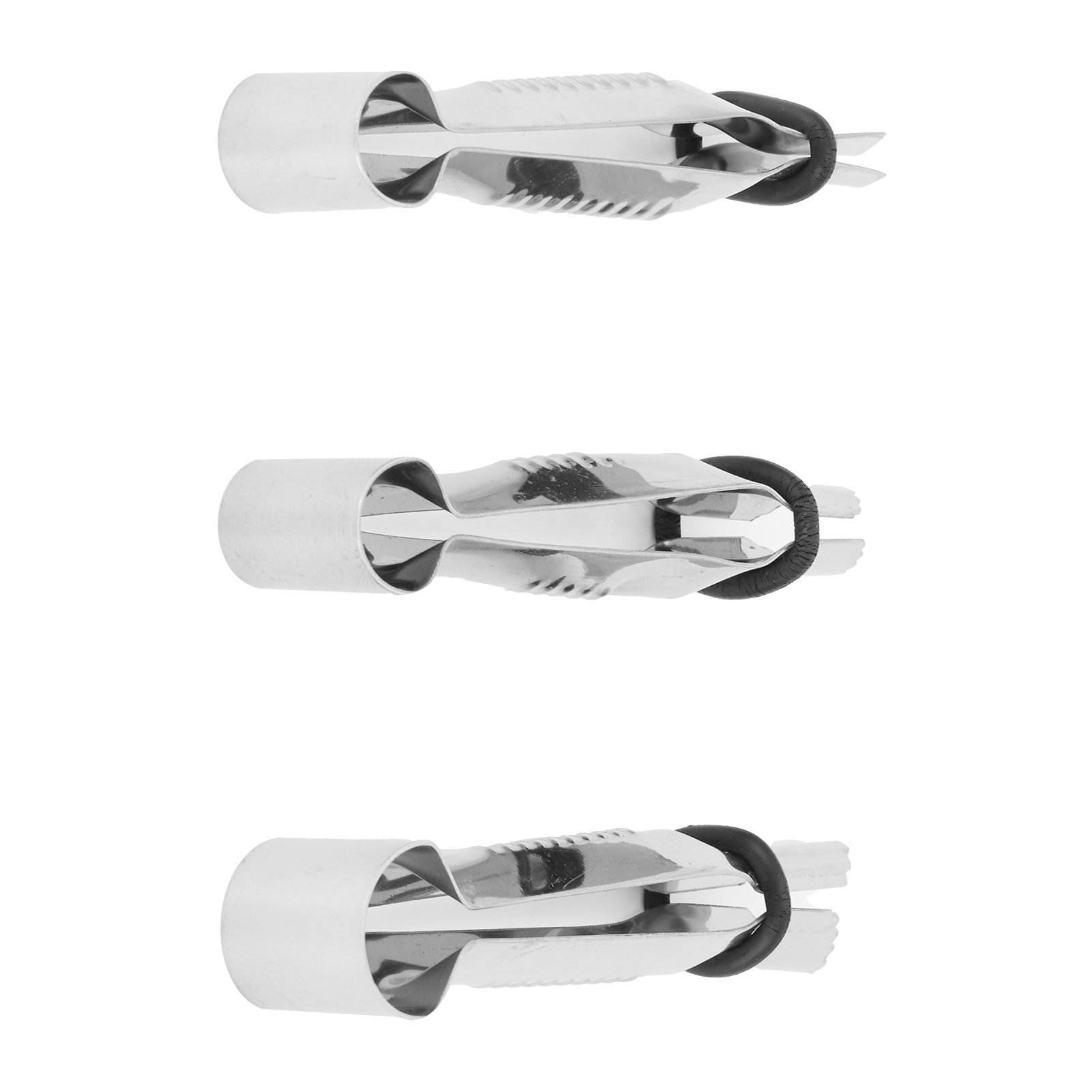 3pcs Stainless Steel Cake Crimper Cake Making Decorating Clamp Mould DIY view 8