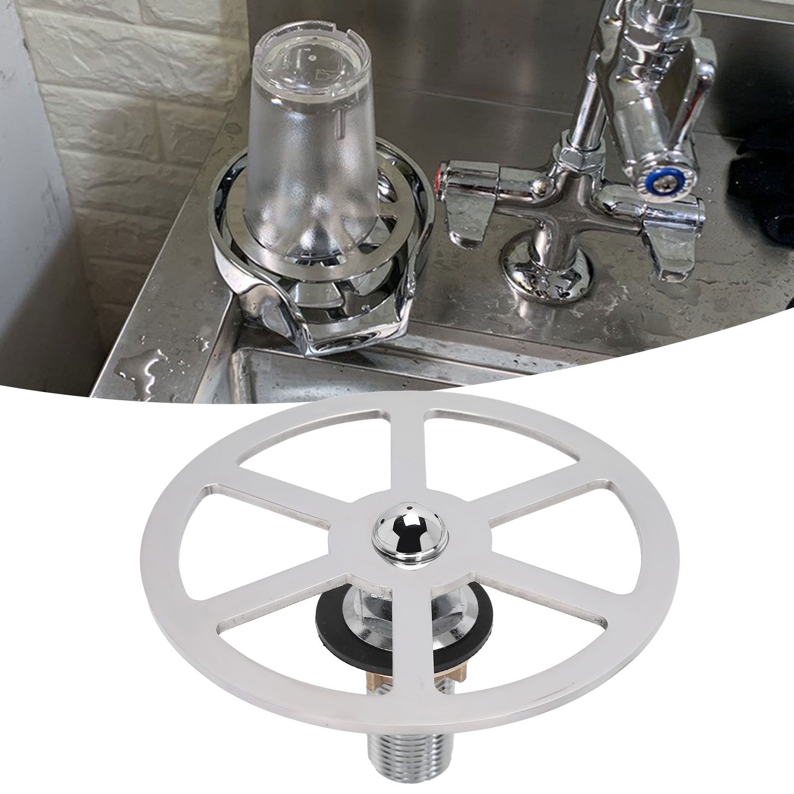 Stainless Stee High Pressure Glass Rinser Automatic Cup Rinser Washer for Bar view 9