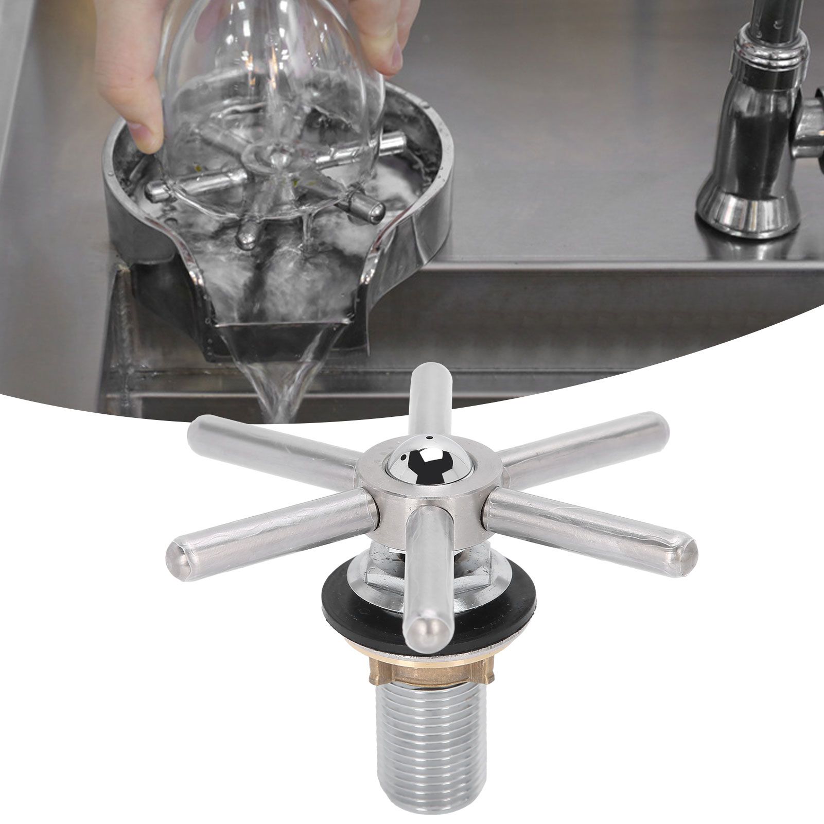 Automatic Cup Washer Machine Stainless Steel Bar Glass Rinser for Hotel Bar view 9