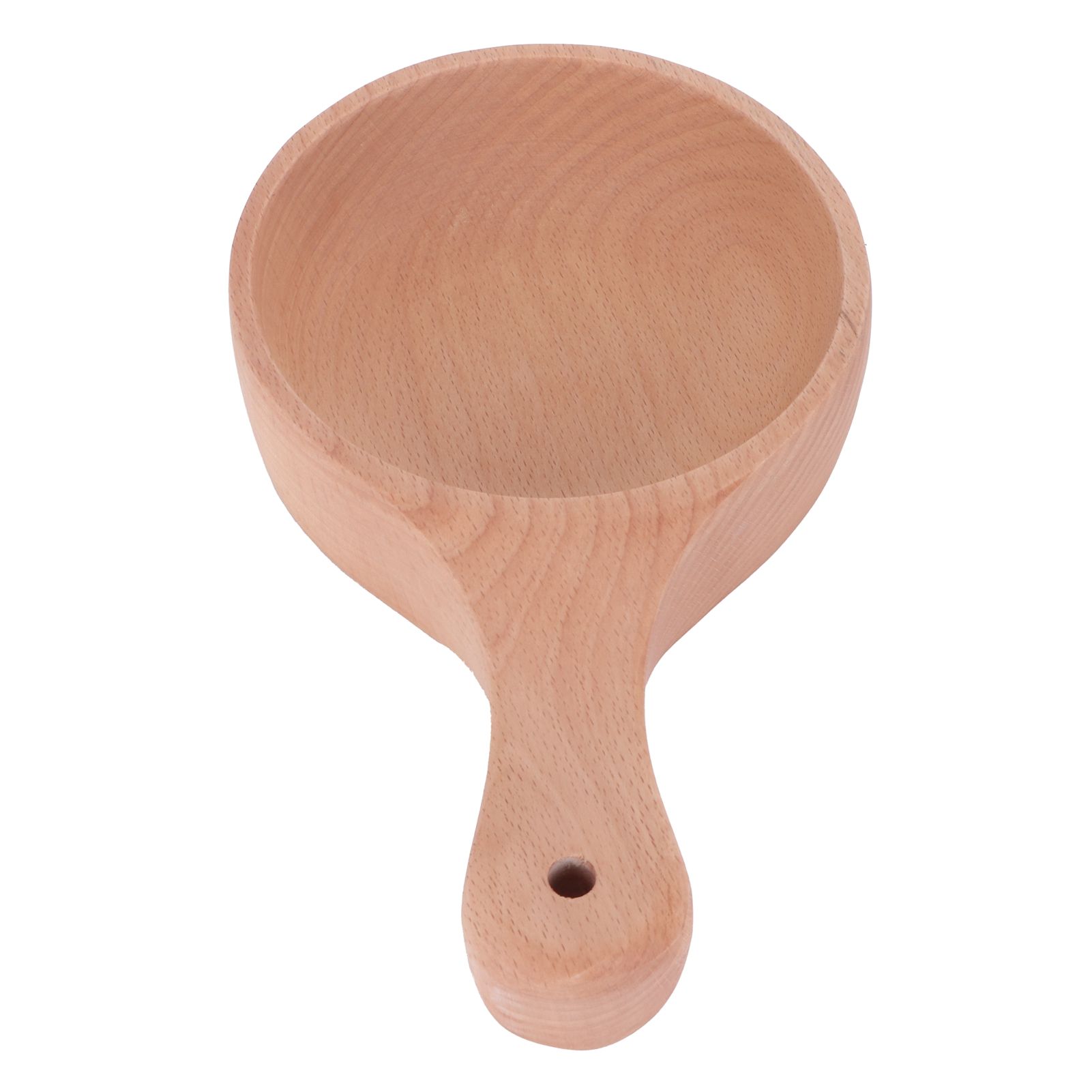 Wooden Salad Bowl with Handle JapaneseStyle Noodles Fruit Bowl Kitchen Tablewares view 7