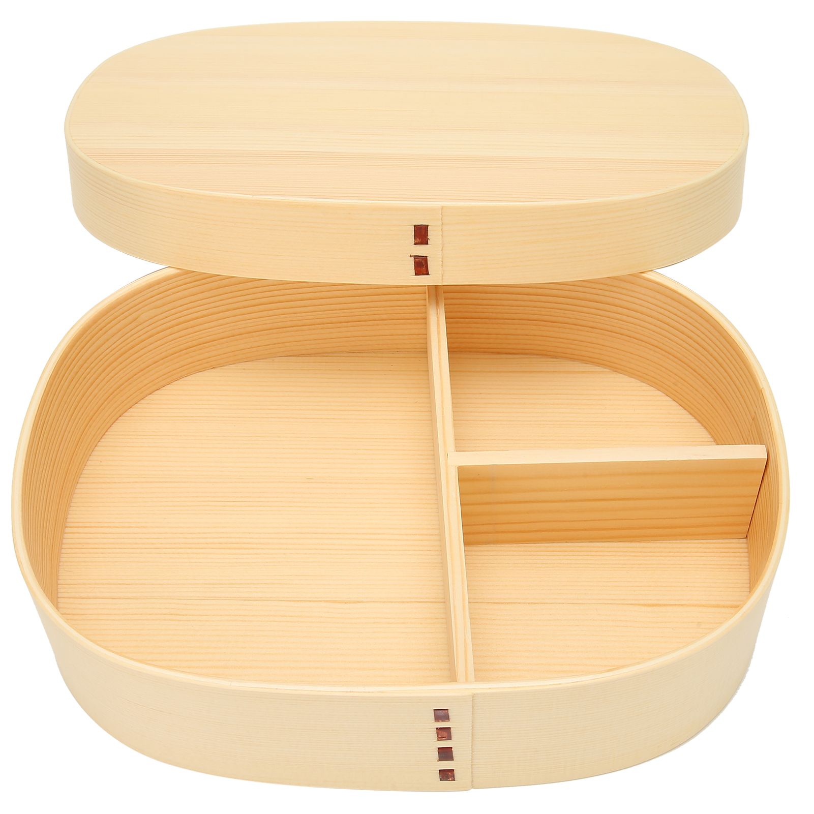 Lunch Box Portable Japanese Style Single Layer Wooden Food Sushi Container view 4
