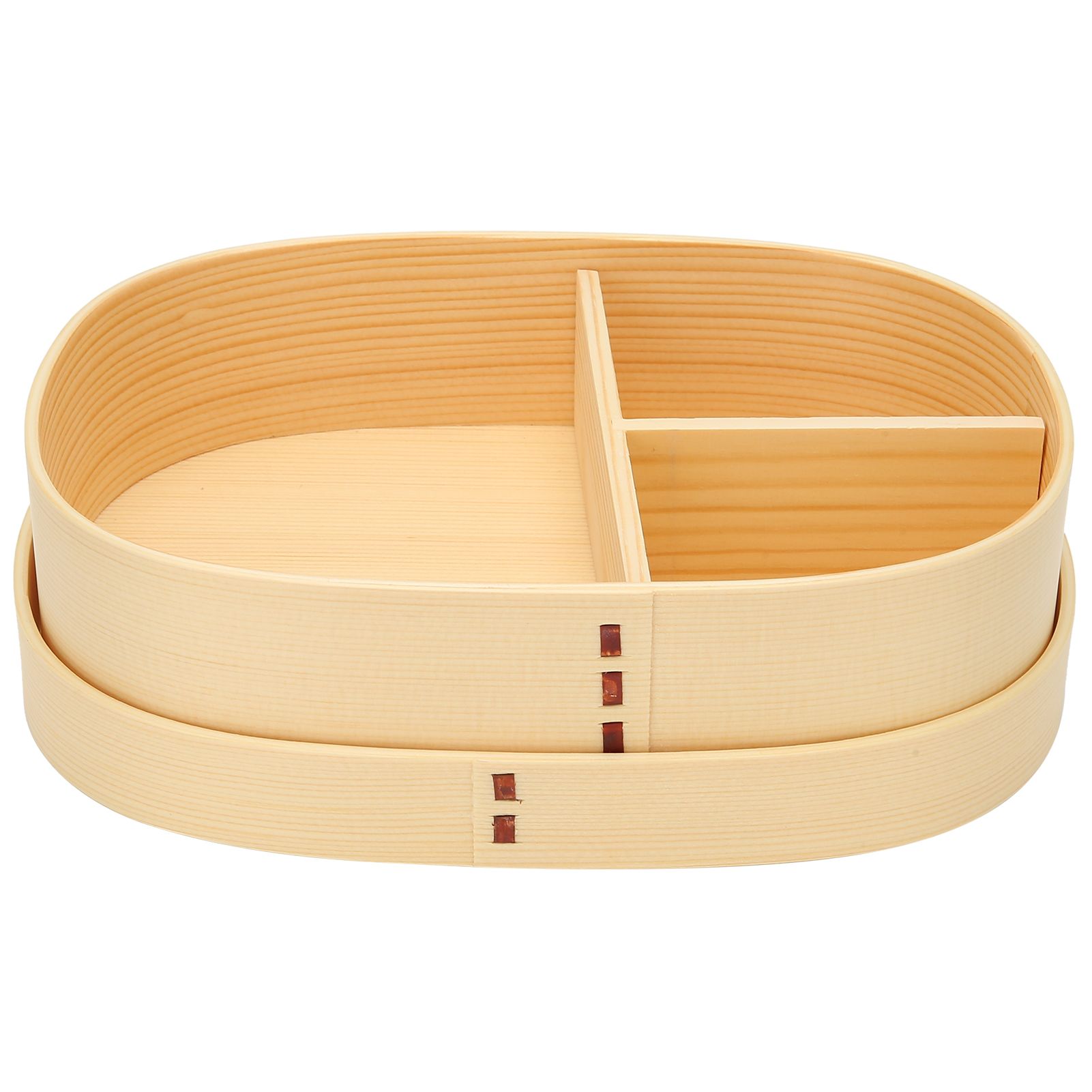 Lunch Box Portable Japanese Style Single Layer Wooden Food Sushi Container view 5