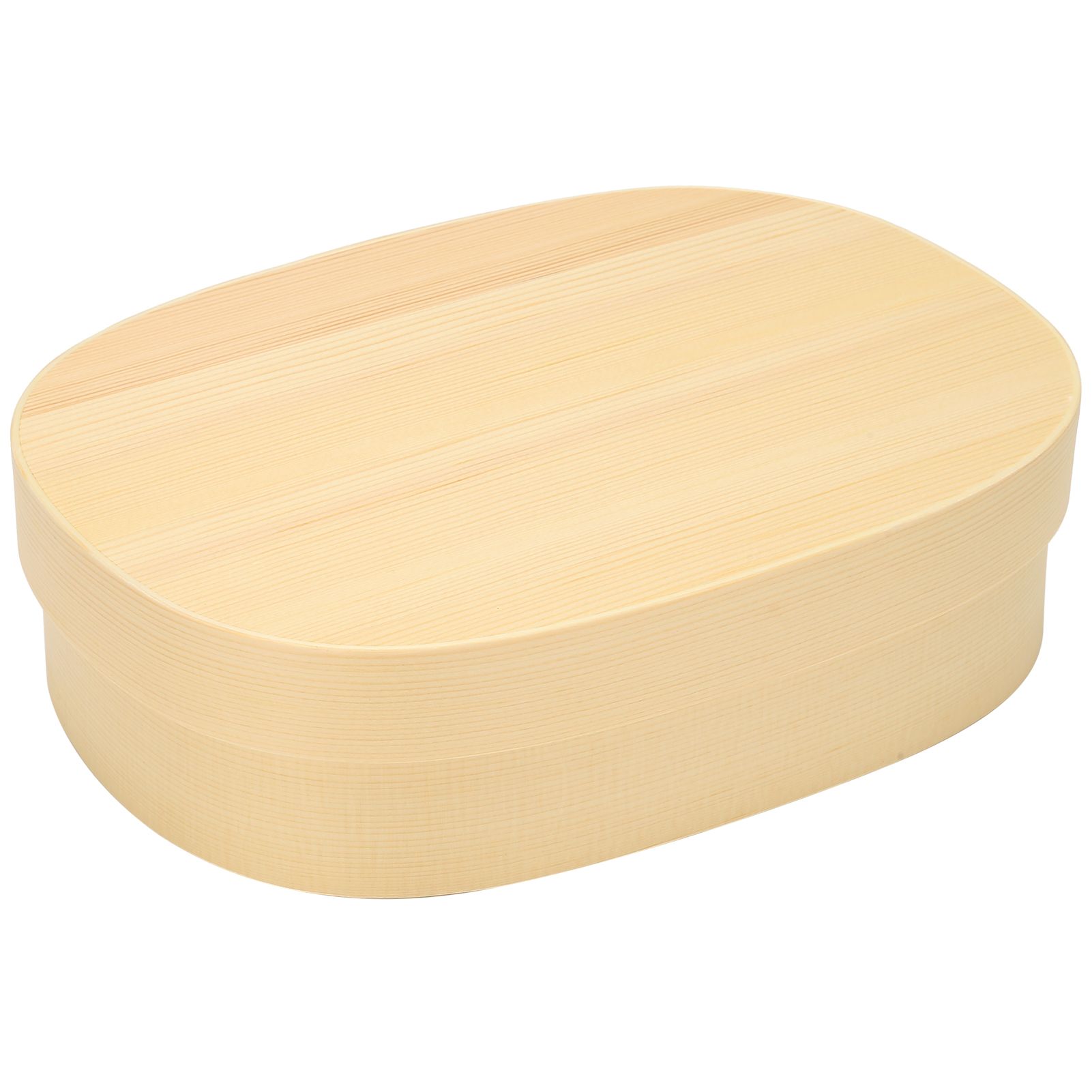 Lunch Box Portable Japanese Style Single Layer Wooden Food Sushi Container view 13