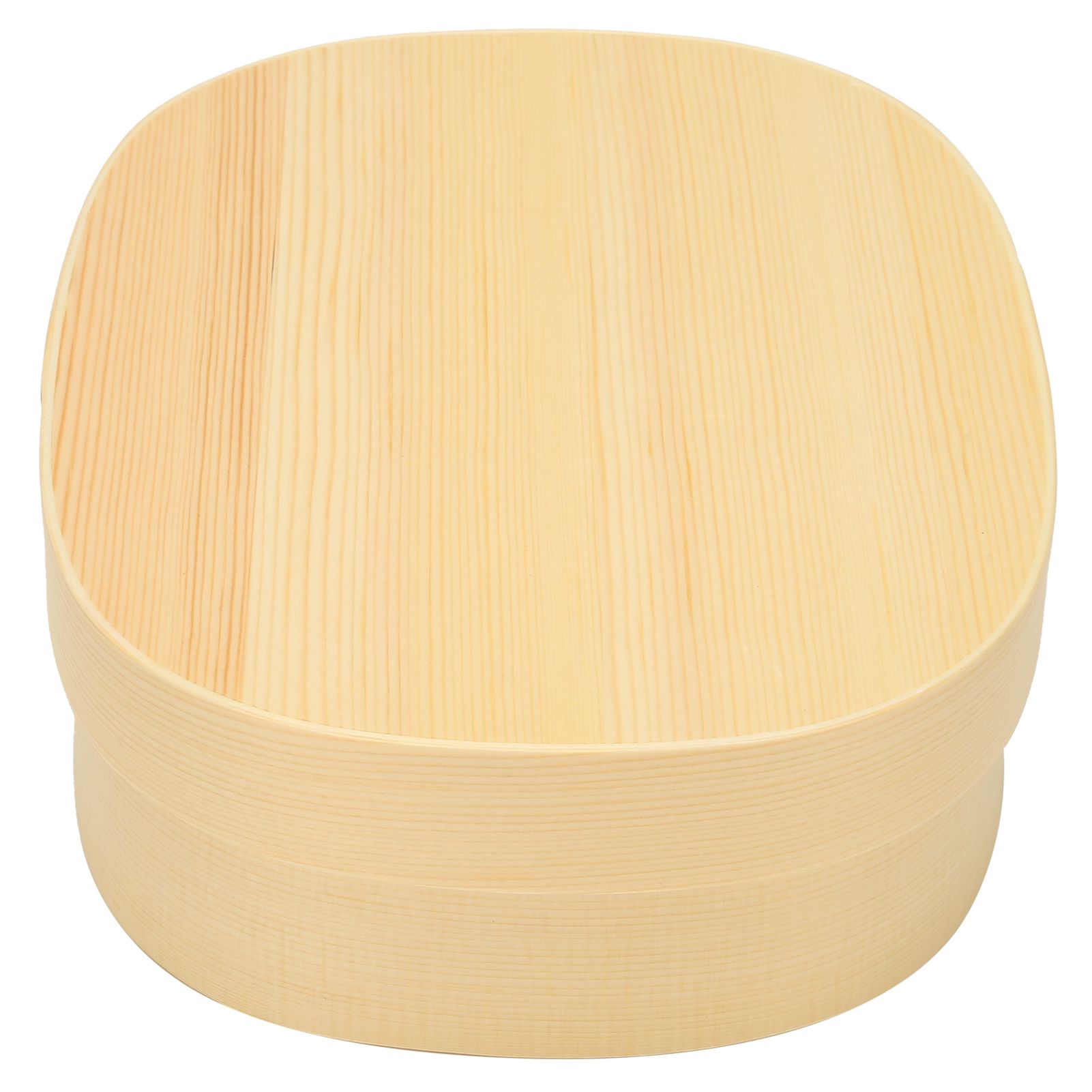 Lunch Box Portable Japanese Style Single Layer Wooden Food Sushi Container view 14