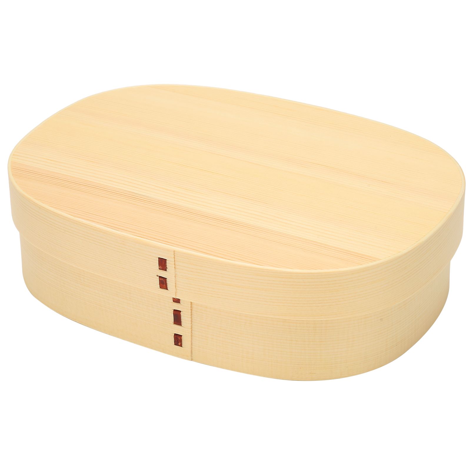 Lunch Box Portable Japanese Style Single Layer Wooden Food Sushi Container view 15