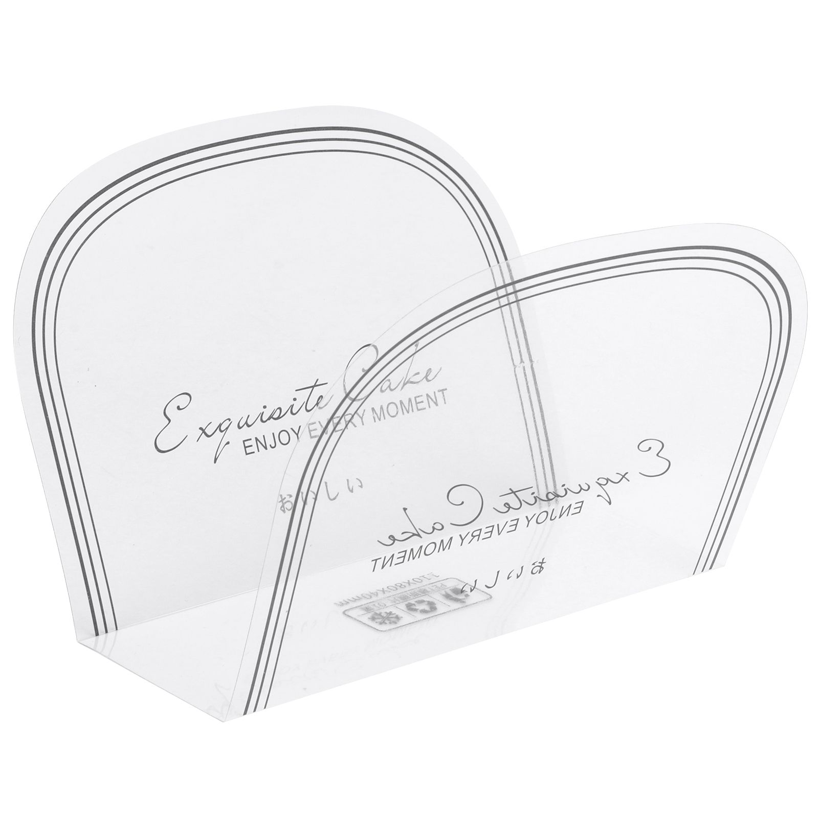 100Pcs Cake Edge Wrap Semicircle Transparent Cake Mousse Baking Collar Accessory view 7