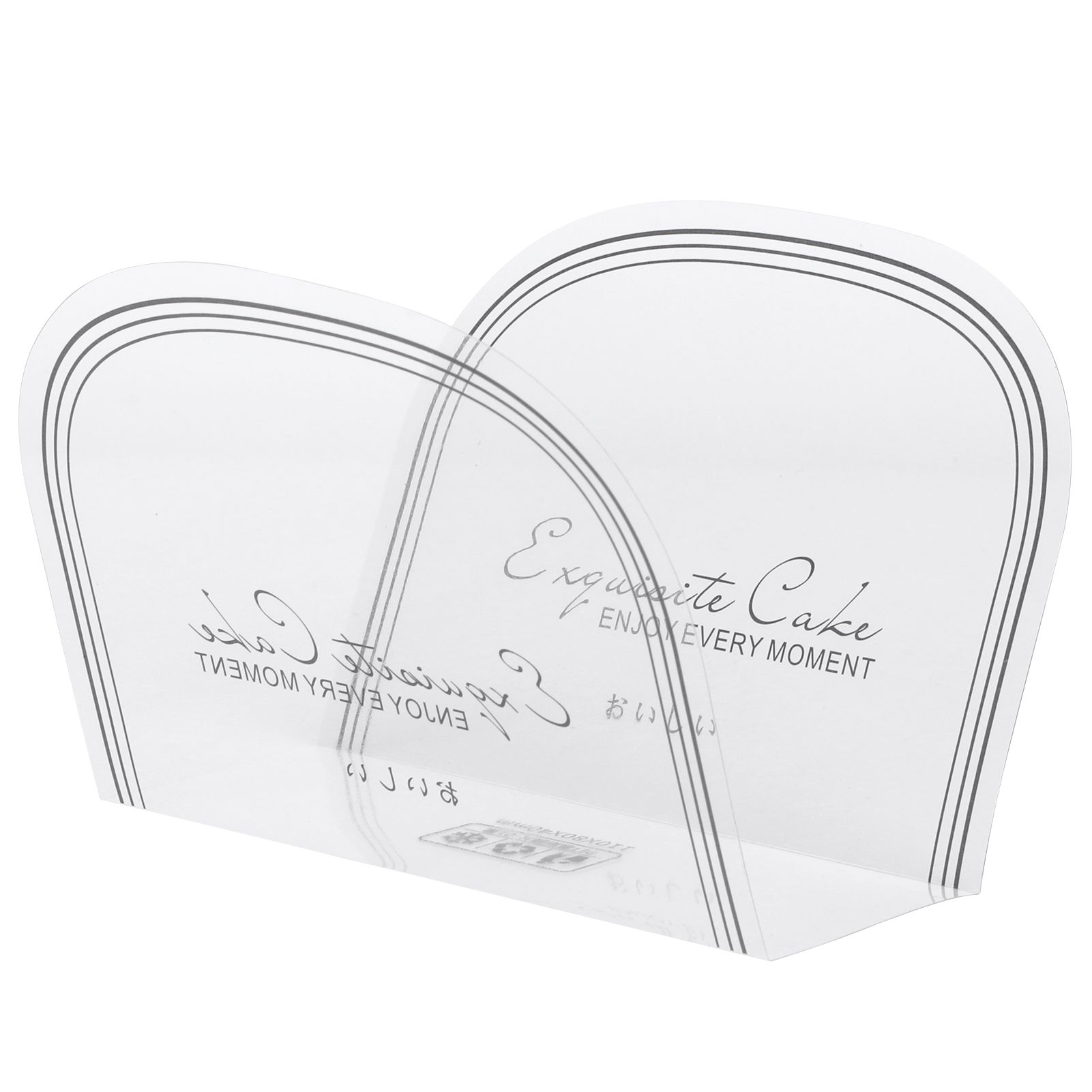 100Pcs Cake Edge Wrap Semicircle Transparent Cake Mousse Baking Collar Accessory view 8