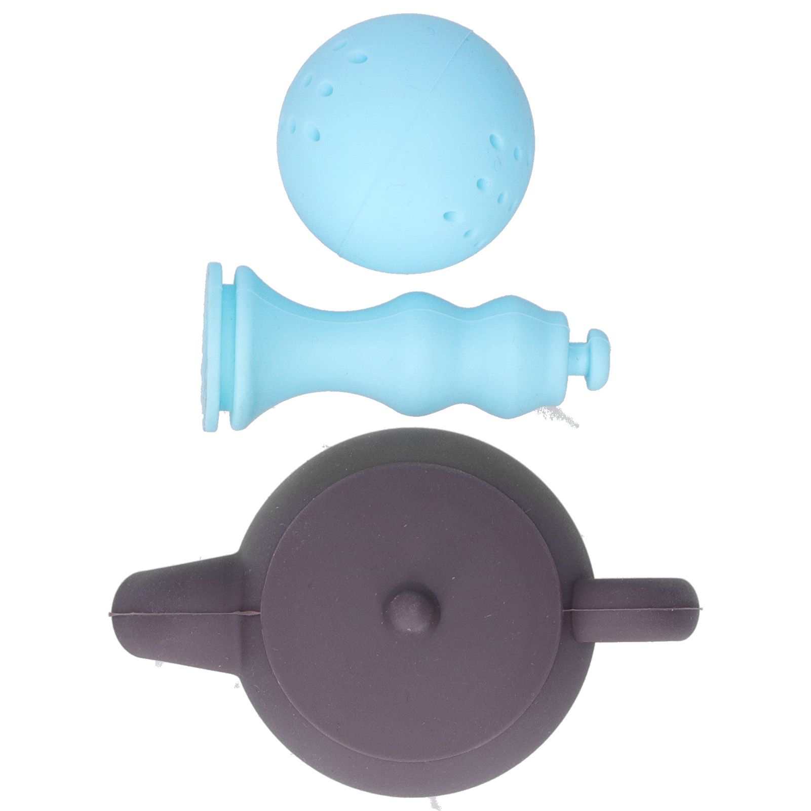 Silicone Tea Infuser Multifunction Teapot Shape Tea Leaf Strainer Filter Brown view 5