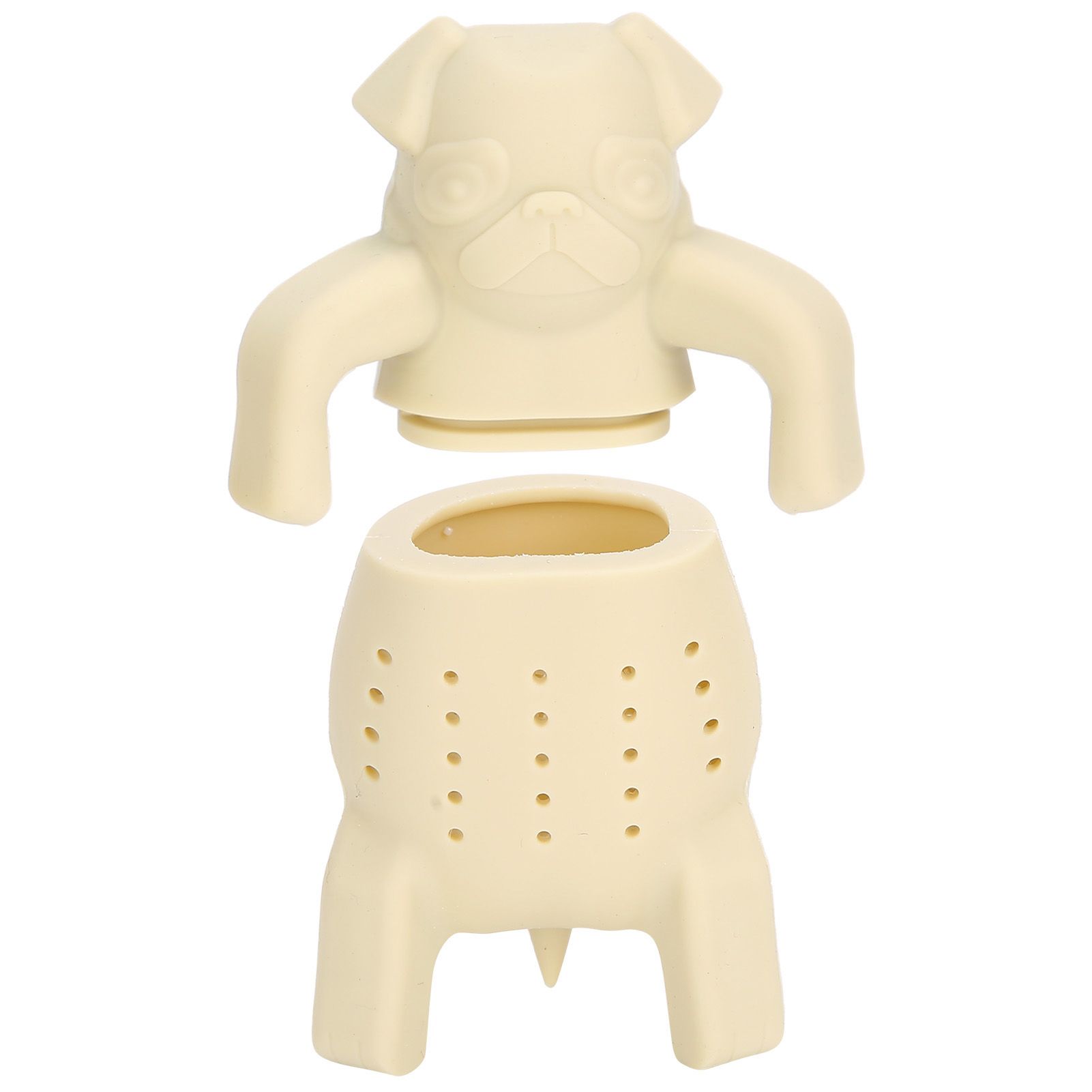 Cute Dog Shape Tea Strainer Silicone Tea Leaf Infuser Filter for Home Office view 3