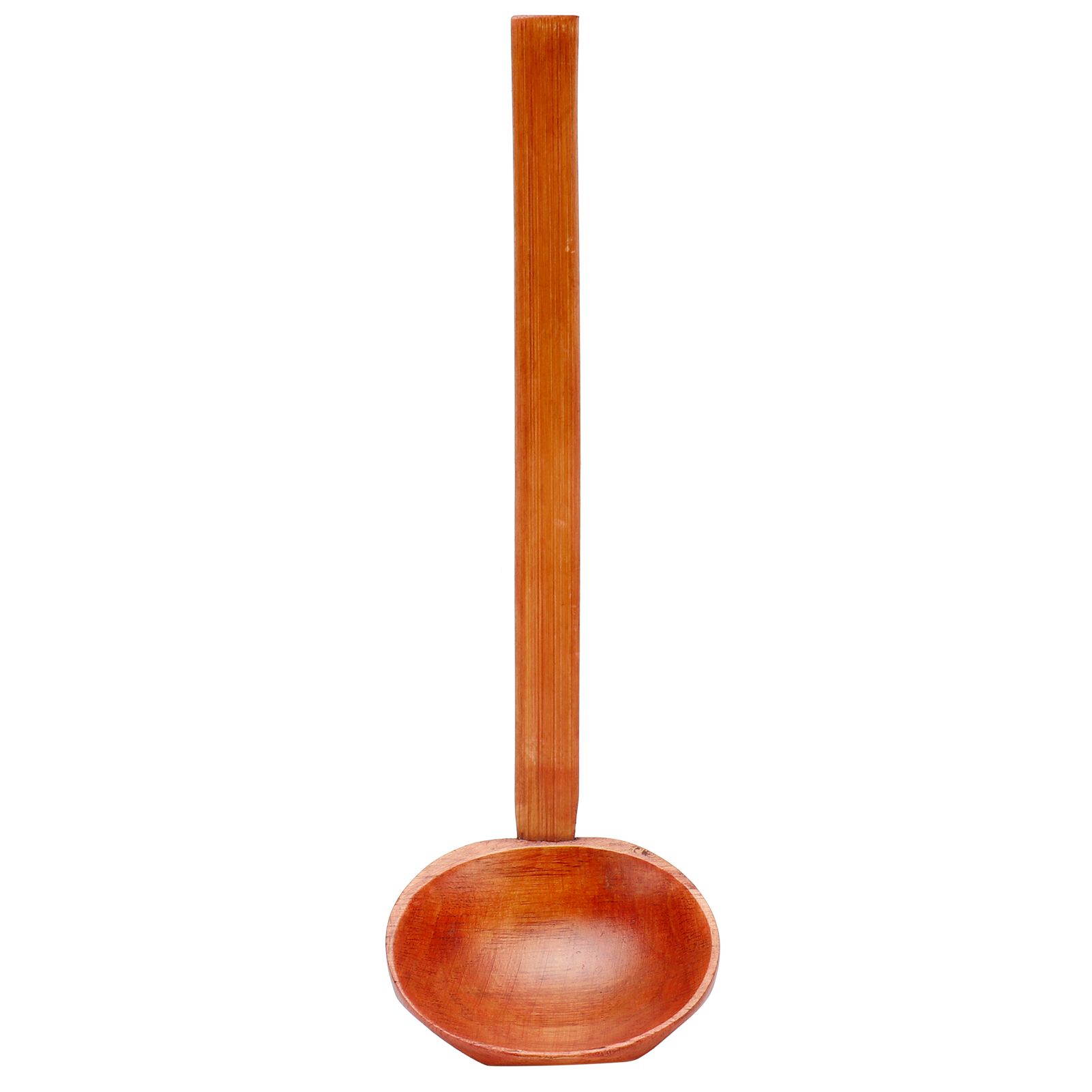 Wooden Noodle Spoon Stylish Food Grade Long Handle Soup Spoon for Hot Pot Ramen — image 1