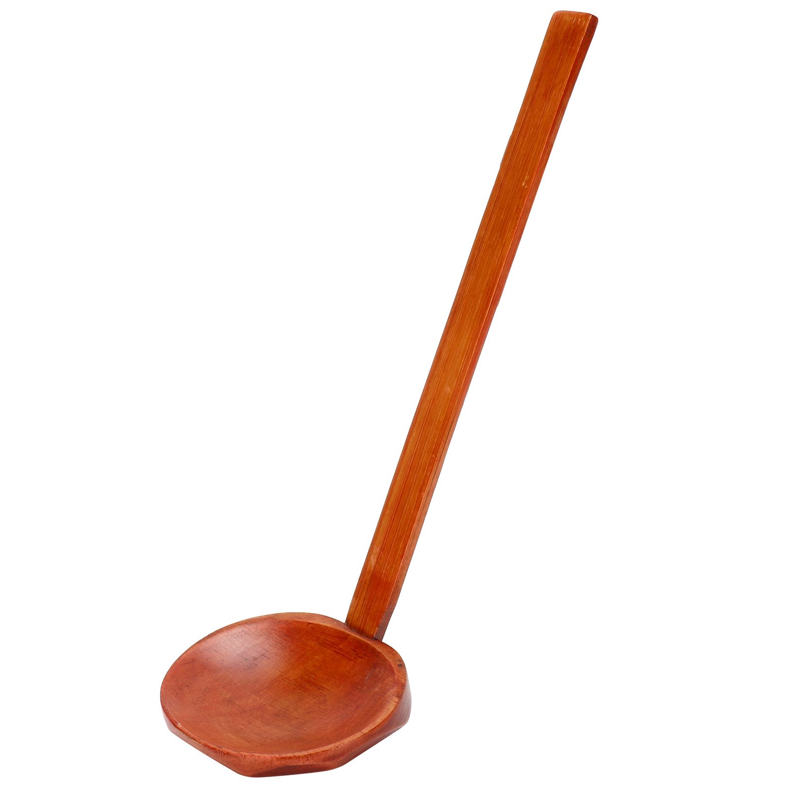 Wooden Noodle Spoon Stylish Food Grade Long Handle Soup Spoon for Hot Pot Ramen view 3