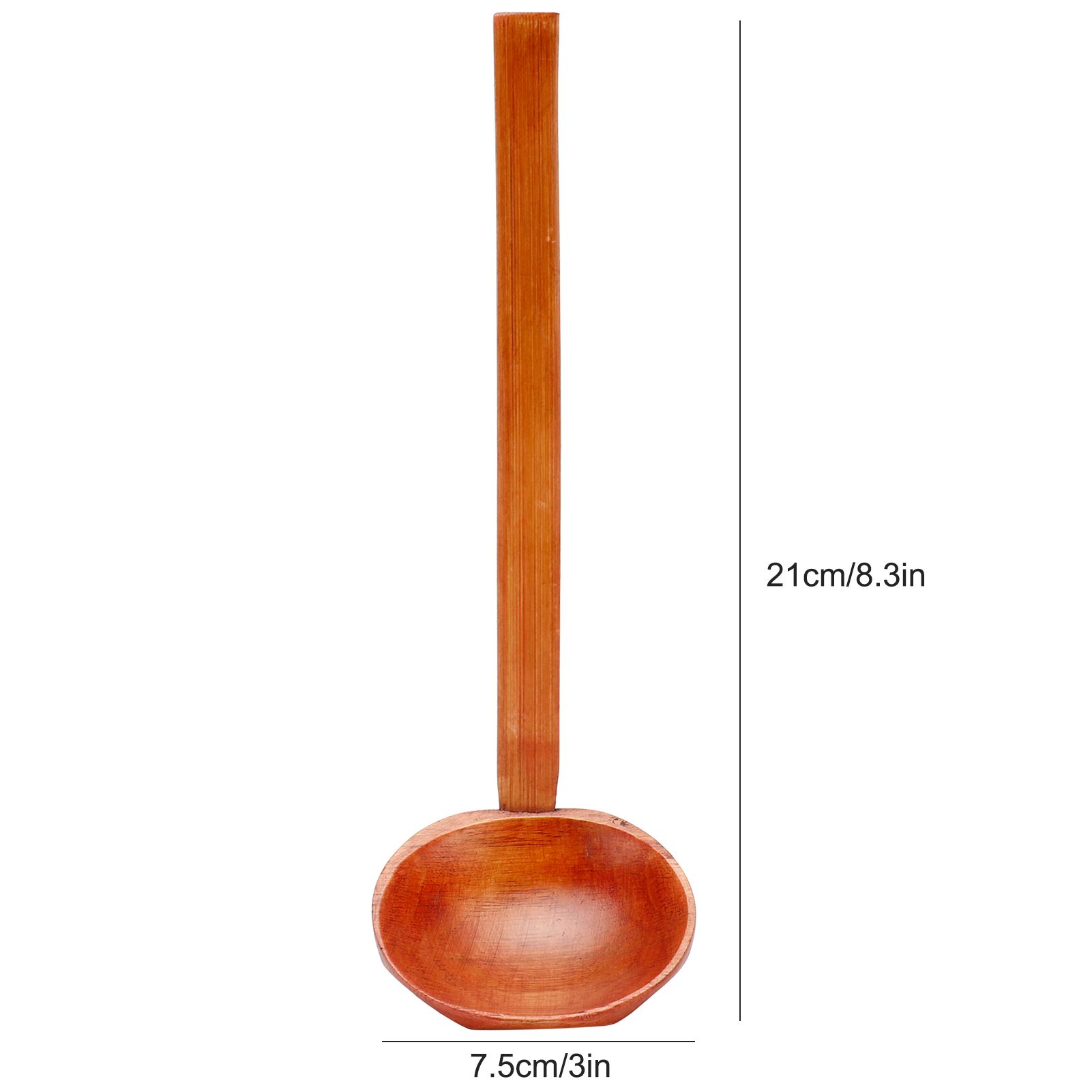 Wooden Noodle Spoon Stylish Food Grade Long Handle Soup Spoon for Hot Pot Ramen view 14