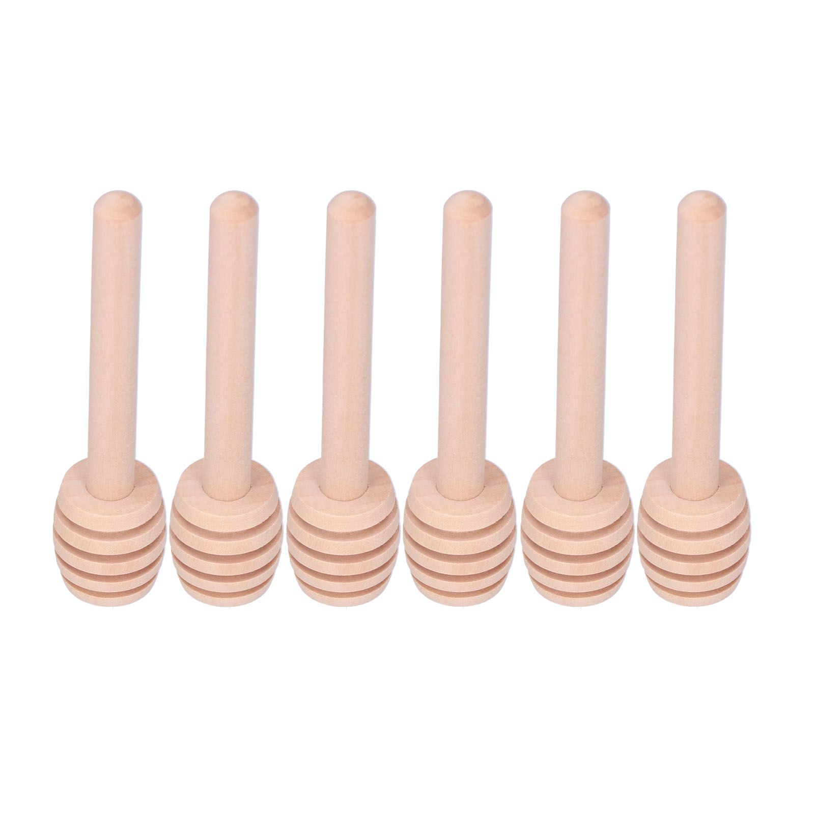 50PCS 8CM Wood Honey Dipper Sticks Honey Stirrer Dispensing Wand for Wedding view 6