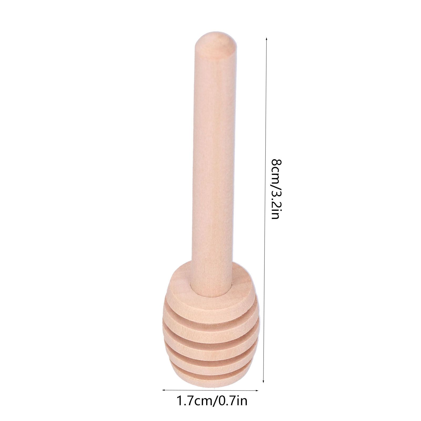 50PCS 8CM Wood Honey Dipper Sticks Honey Stirrer Dispensing Wand for Wedding view 13