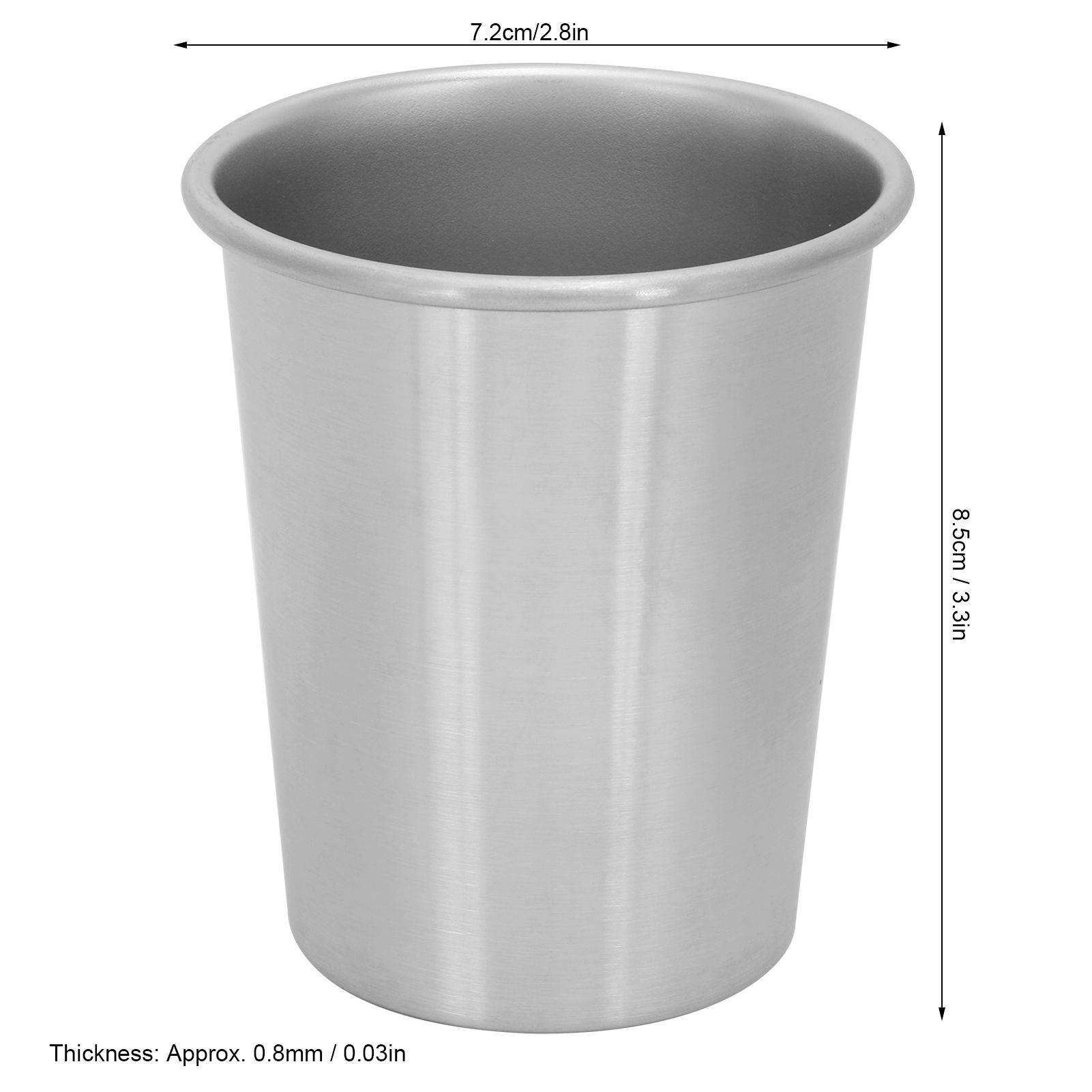 Water Cup Portable Non Slip 304 Stainless Steel Beer Wine Mug Drinkware for view 13