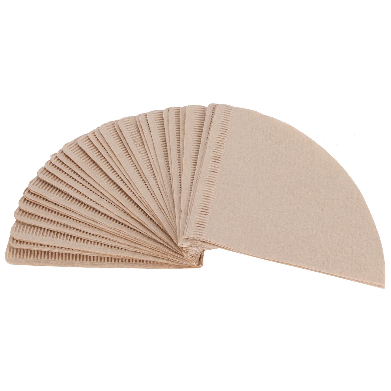 100Pcs Coffee Filter Paper Cone Shaped Disposable Coffer Filters Accessory 14x10cm view 3