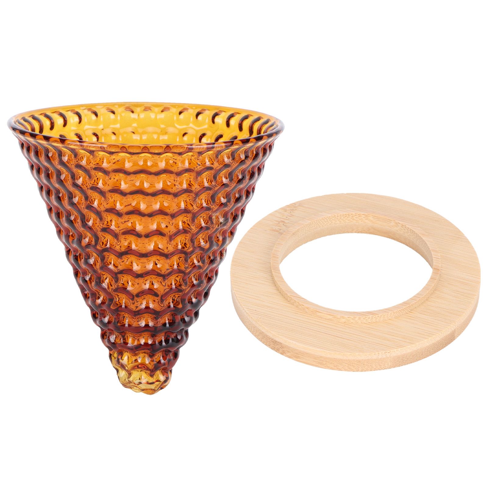 Coffee Pot Filter reusable glass Coffee Dripper Funnel Kettle Brewer