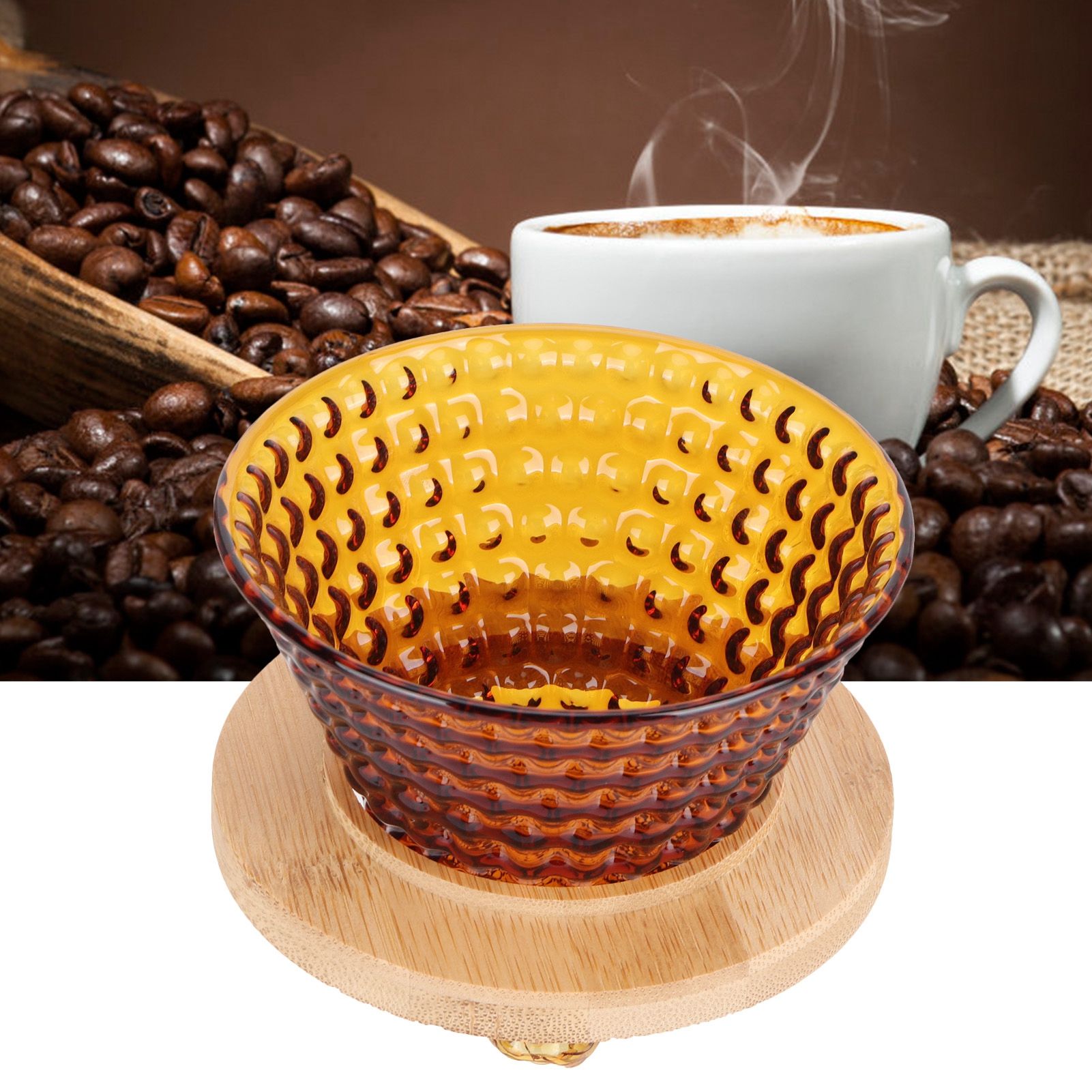 Coffee Pot Filter reusable glass Coffee Dripper Funnel Kettle Brewer view 10